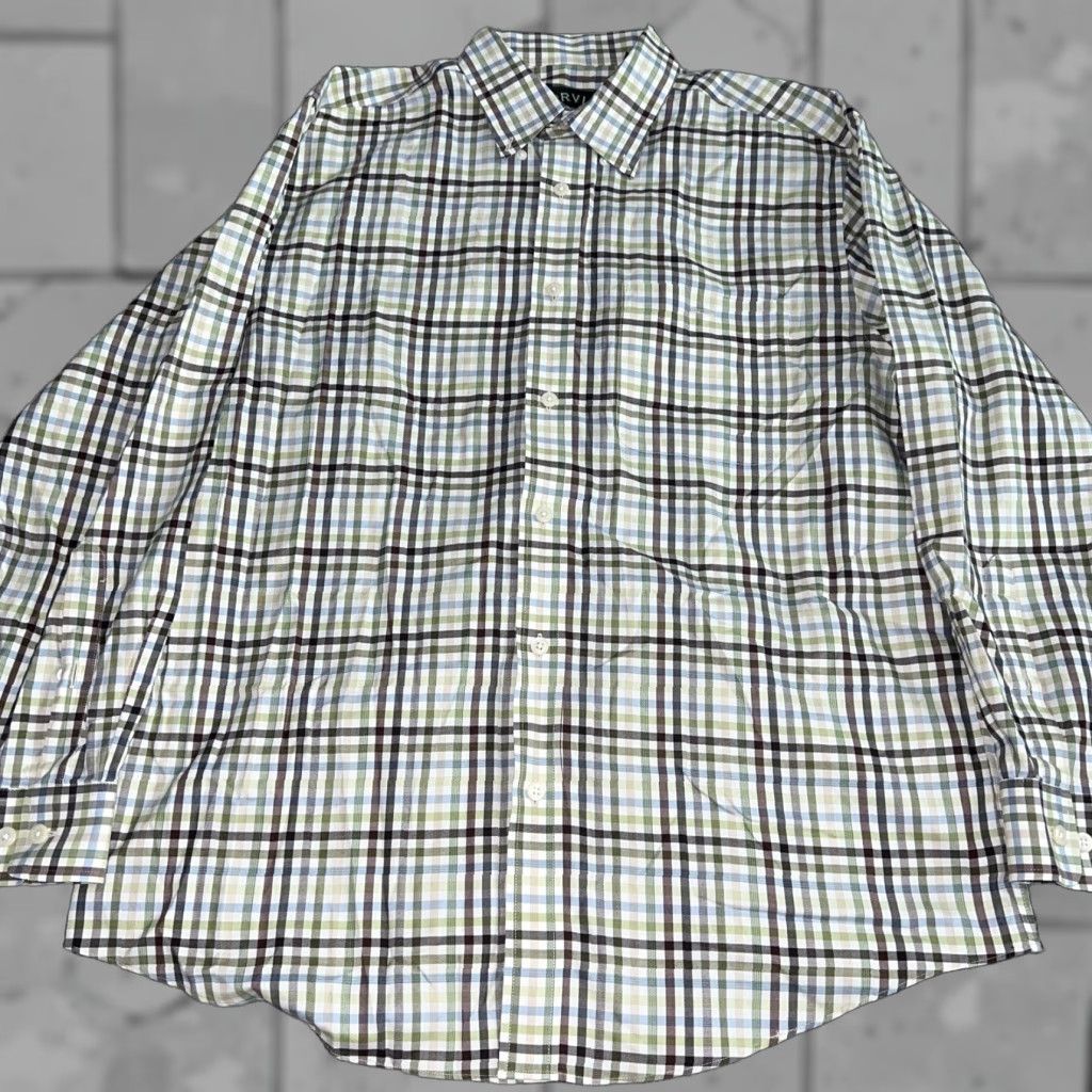 Orvis VINTAGE Orvis Green Plaid Button-Down Shirt Mens Size L Size US L / EU 52-54 / 3 - 1 Thumbnail