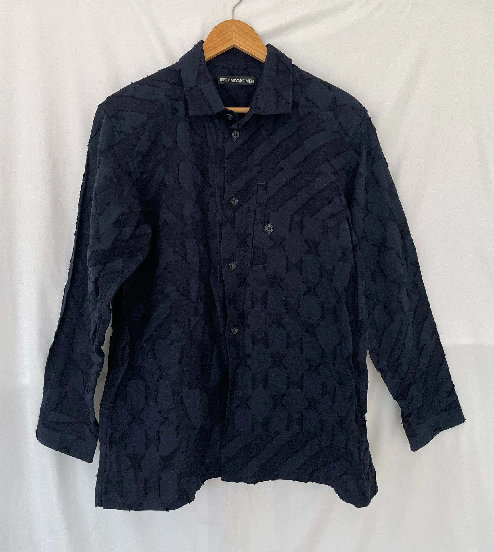 Issey Miyake Men's Appliqué Shirt