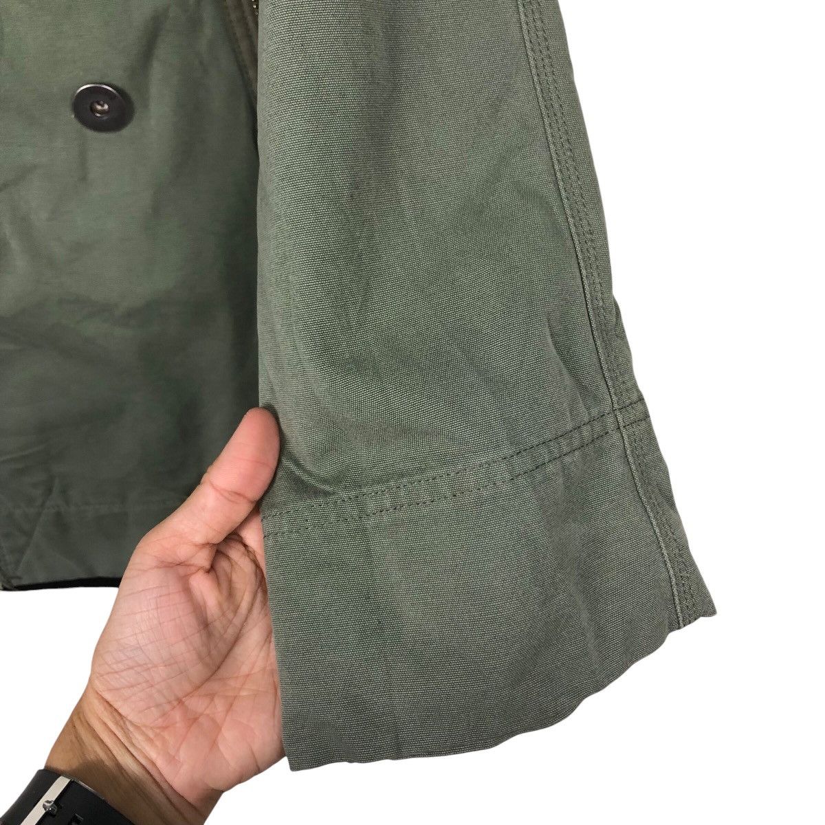 Diesel 📌Vintage Biker Military Jacket Diesel Double Collar Size US S / EU 44-46 / 1 - 16 Thumbnail