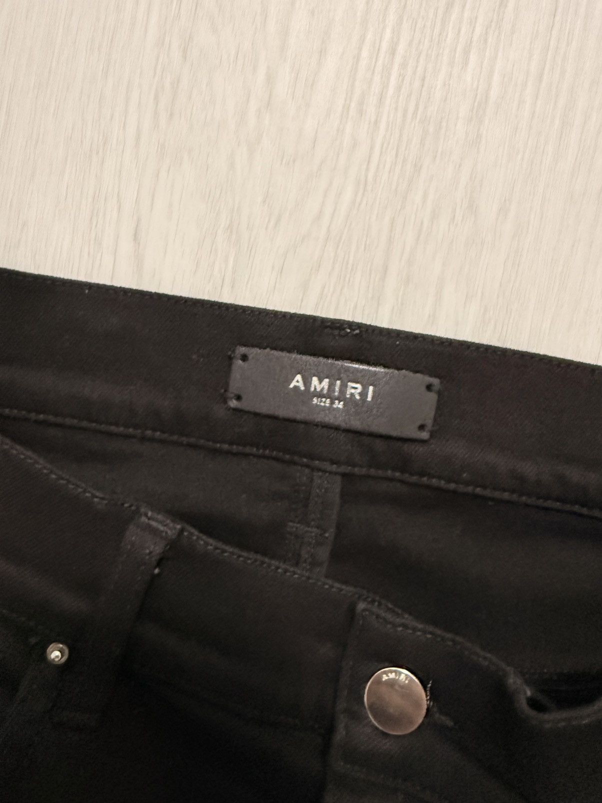 Amiri Amiri black denim jeans Size 34 Authentic Size US 34 / EU 50 - 2 Thumbnail