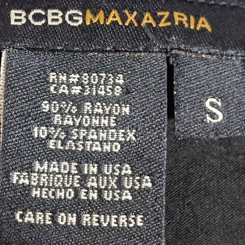 Bcbgmaxazria BCBGMAXAZRIA Black Long Sleeve Top Solid Knit Women Size S Size S / US 4 / IT 40 - 5 Thumbnail