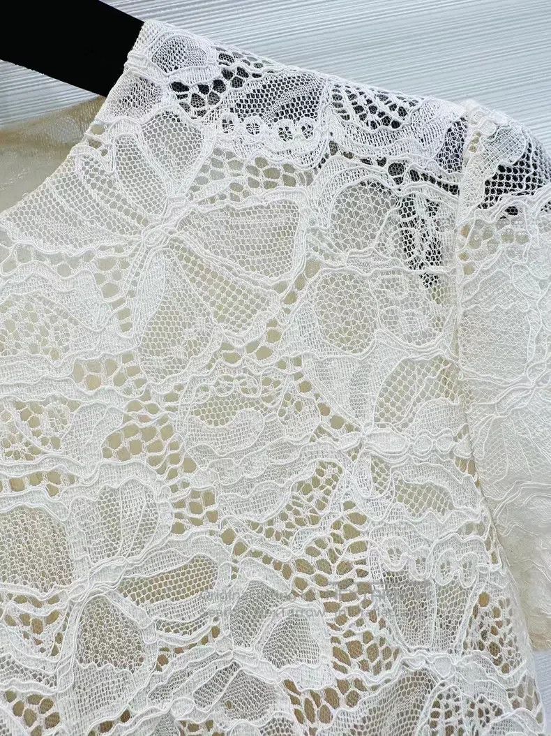 Valentino Valentino Water-soluble lace dress Size S / US 4 / IT 40 - 3 Thumbnail