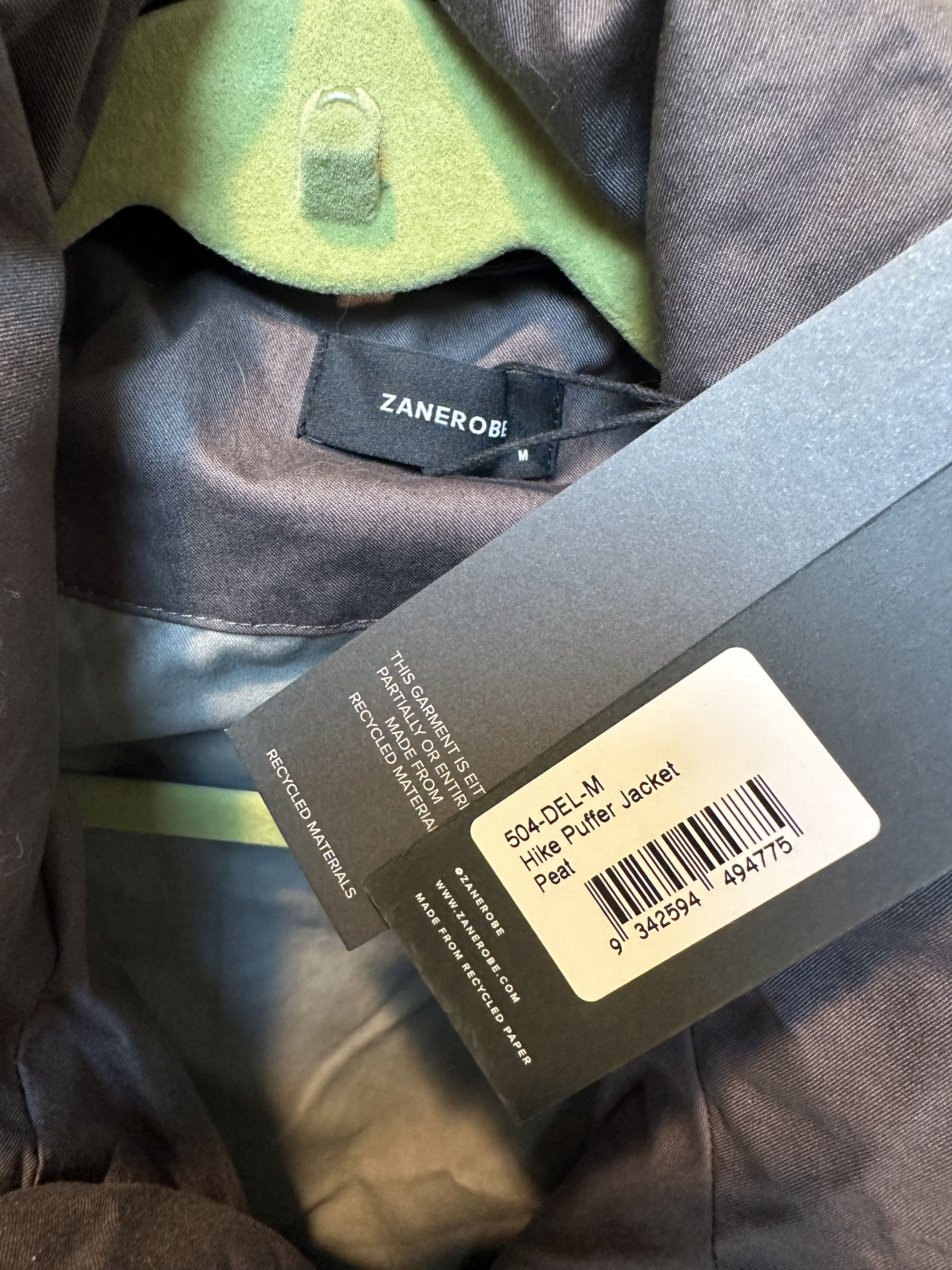 Zanerobe Zanerobe Hike Puffer Jacket (M) in Peat Size US M / EU 48-50 / 2 - 3 Thumbnail