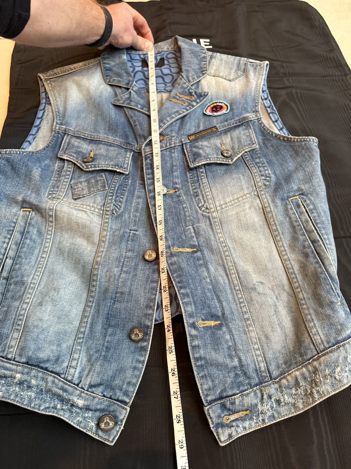 Lee × Vivienne Westwood Vivienne Westwood Anglomania seditionaries denim vest jacket Size US L / EU 52-54 / 3 - 11 Thumbnail