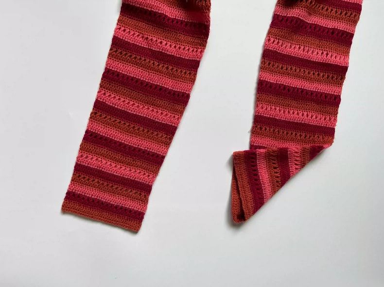 Comme des Garcons Comme des Garcons size 均码 Hollow crocheted striped sweater Size S / US 4 / IT 40 - 7 Thumbnail