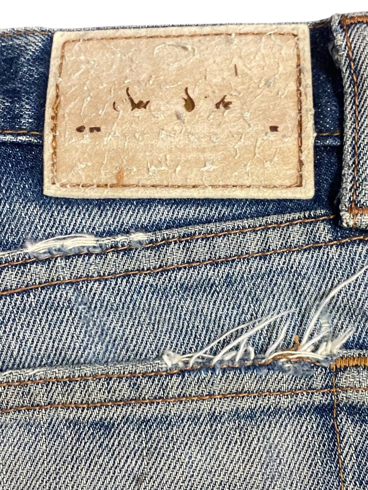 Vintage Vintage Bobson Japan Blue Wash Distressed Loose Jeans Size US 29 - 15 Thumbnail