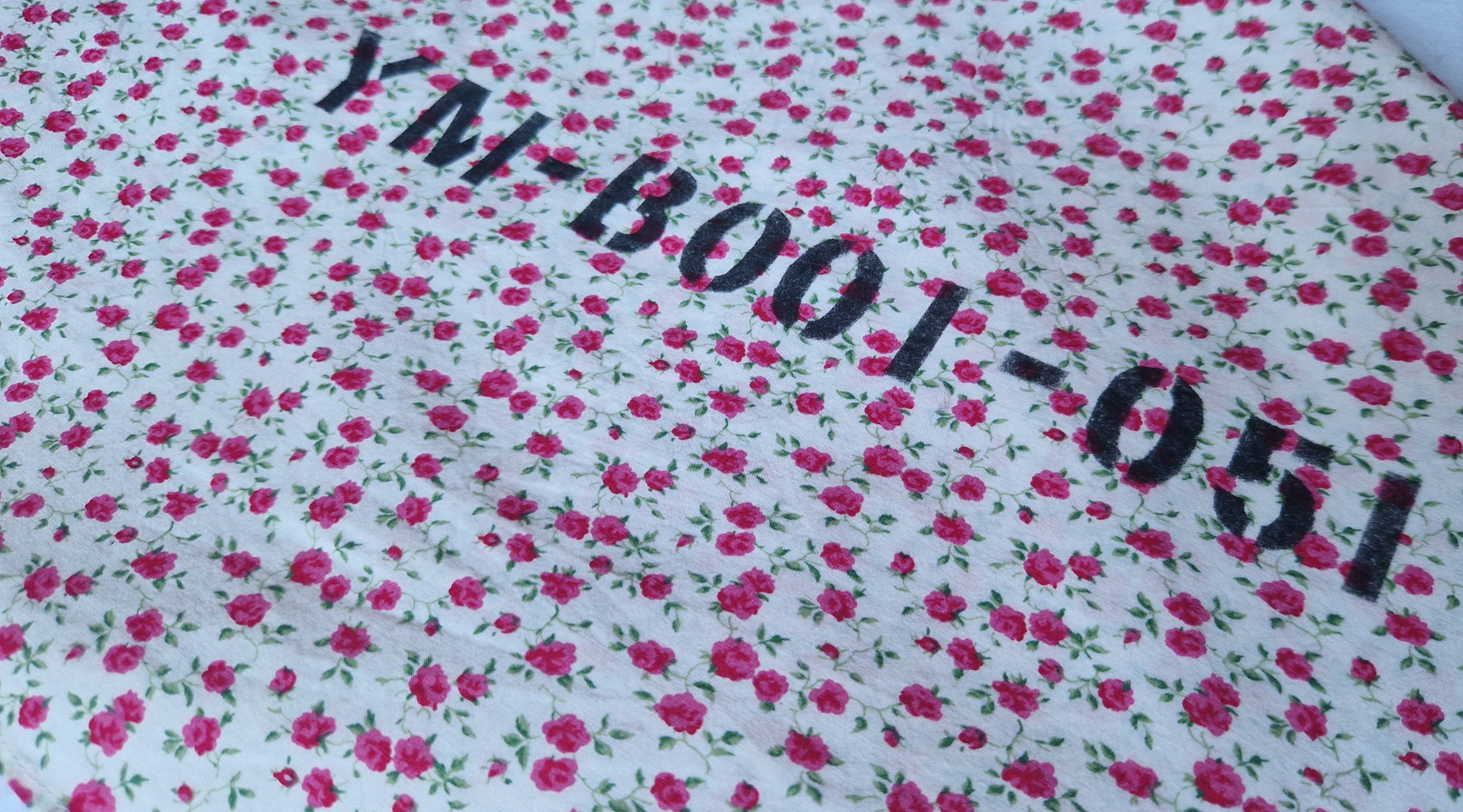 Junya Watanabe Junya Watanabe MAN 2003 Archive Stencil Floral Utility Shirt Size US S / EU 44-46 / 1 - 2 Thumbnail
