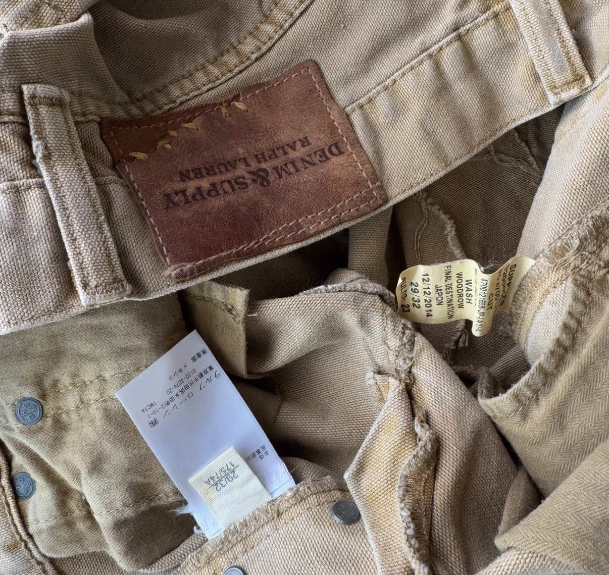 Denim & Supply Ralph Lauren Ralph Lauren Denim Supply Distressed Canvas Cargo Pants K22 Size US 29 - 6 Thumbnail