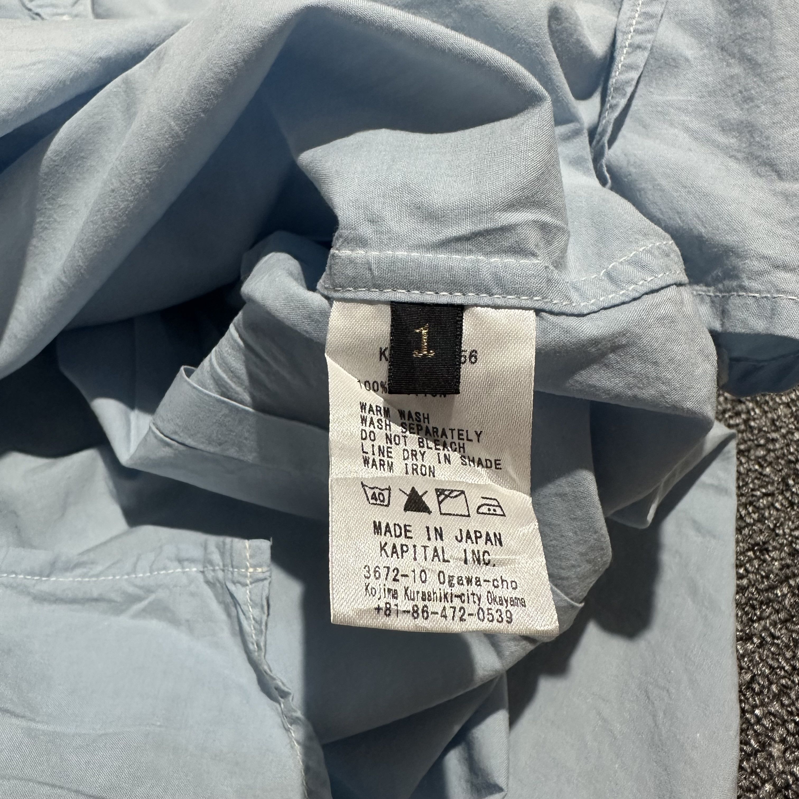 Kapital Kapital Open Collar Shirts Size US S / EU 44-46 / 1 - 4 Thumbnail