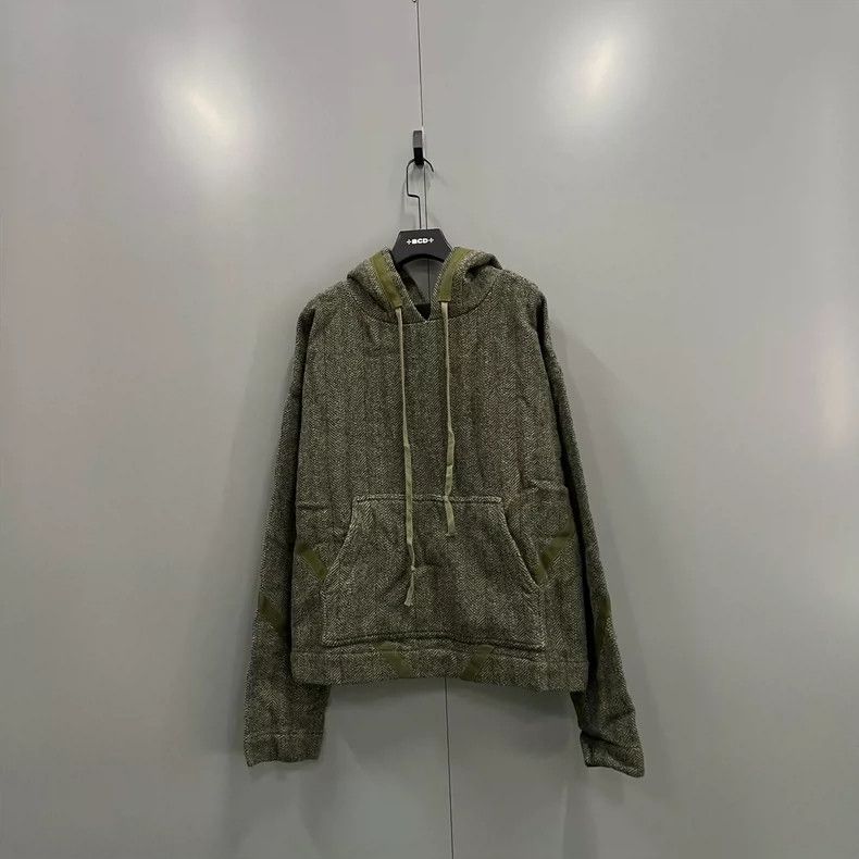 Greg Lauren greg laurenDark green hoodie 2505-Nextarrow Size US M / EU 48-50 / 2 - 1 Thumbnail