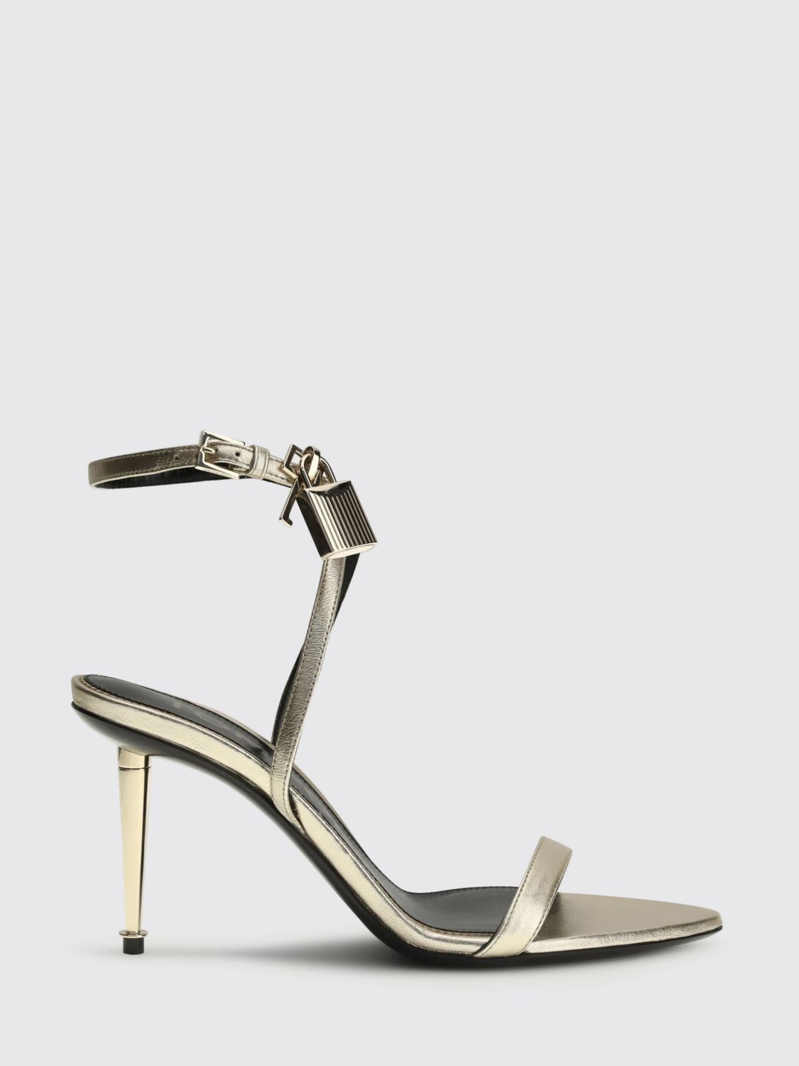 Tom Ford Tom Ford Heeled Sandal Woman Gold Size US 9 / IT 39 - 1 Thumbnail