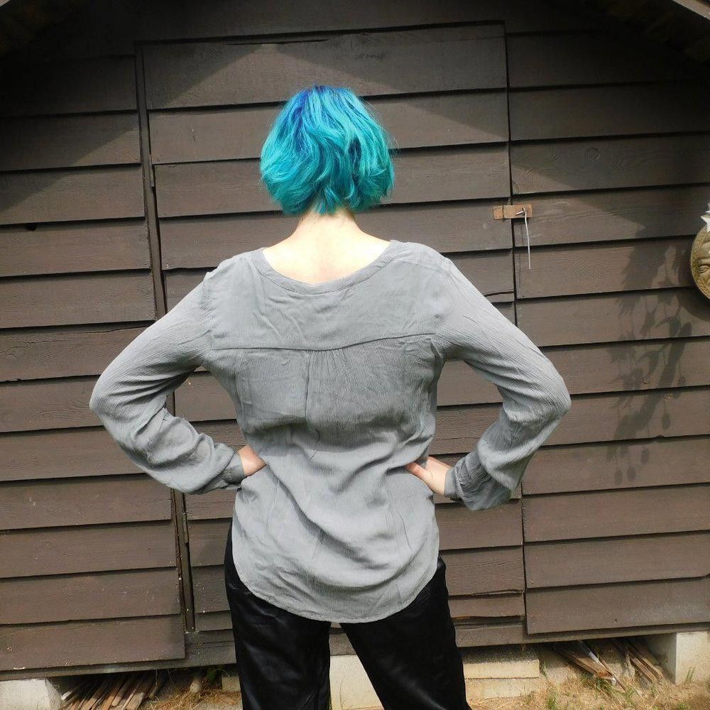 Designer Kaffe blouse with long sleeves Size L / US 10 / IT 46 - 4 Thumbnail