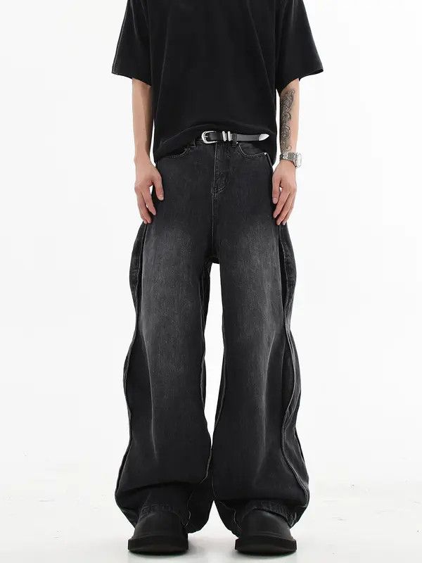 VIBE Baggy Black Denim Jeans Size US 30 / EU 46 - 1 Thumbnail