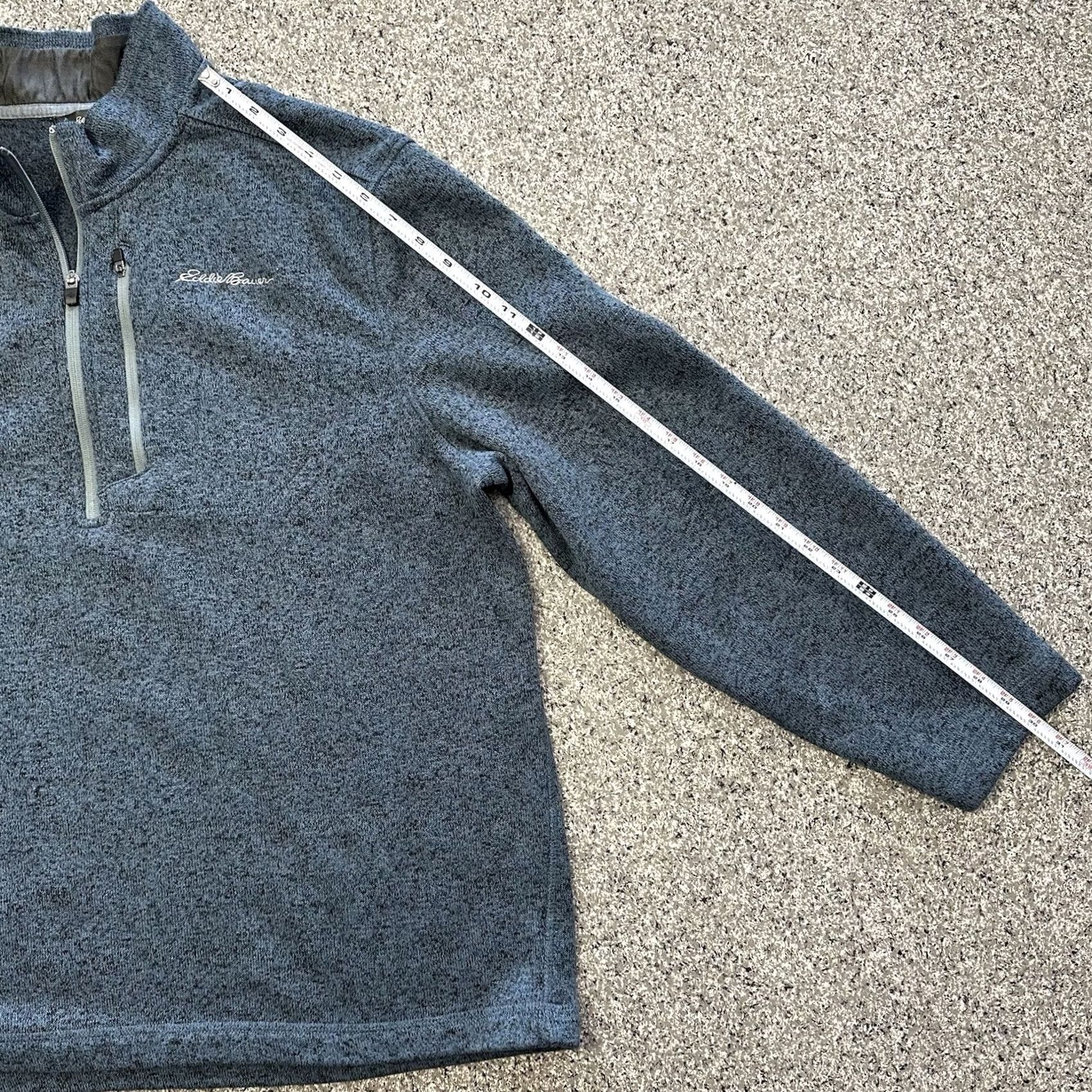 Eddie Bauer Eddie Bauer Radiator Fleece 1/4 Zip Pullover Mens 2XL Blue Long Sleeve Mock Neck Sweater Outdoor 1/4 Zip Pullover Mens X2 XL Size US XXL / EU 58 / 5 - 6 Thumbnail