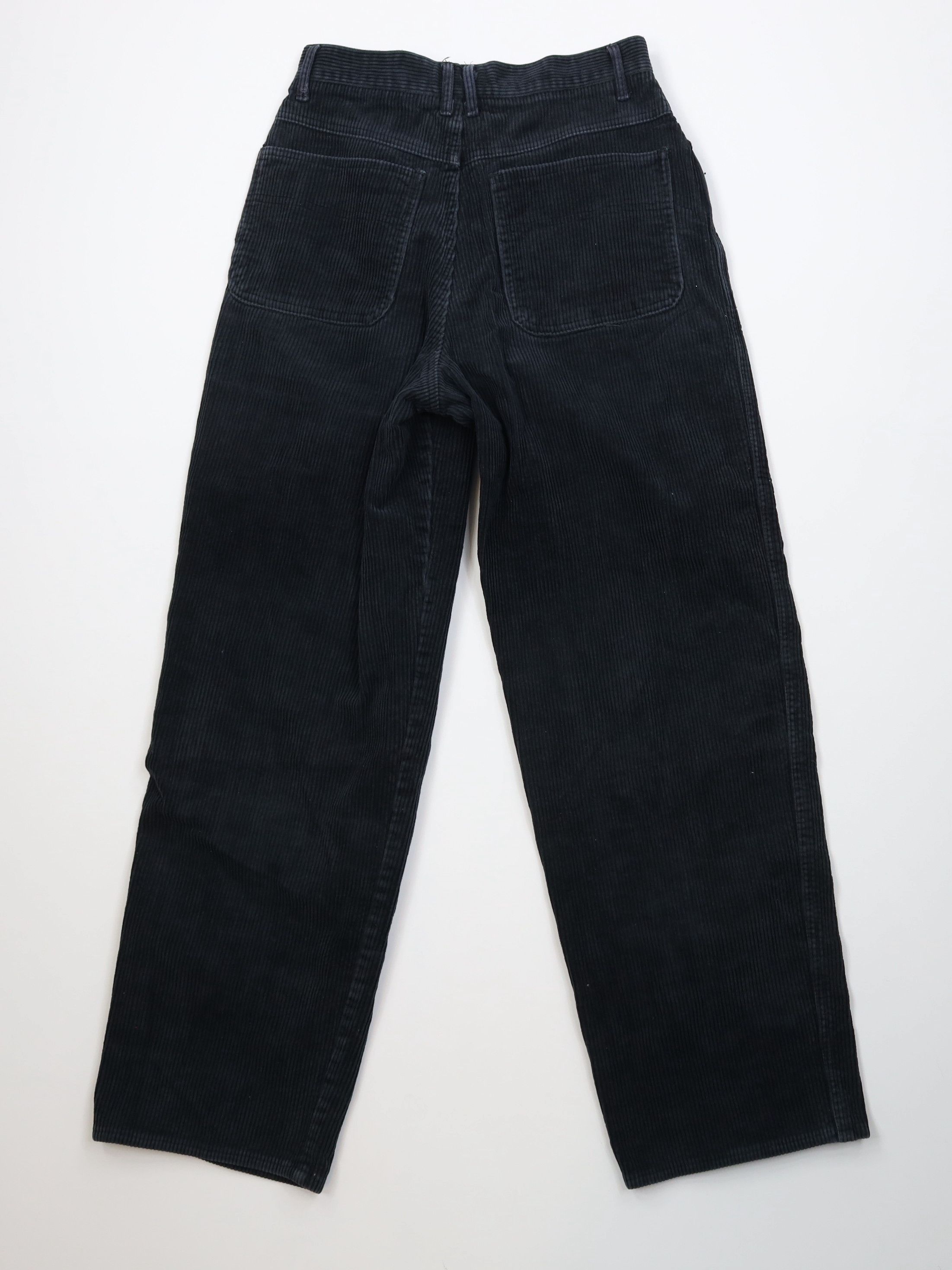 Vintage Vintage 90s Streetwear Wide Leg Corduroy Chino Pants Black Size 27" / US 4 / IT 40 - 8 Thumbnail