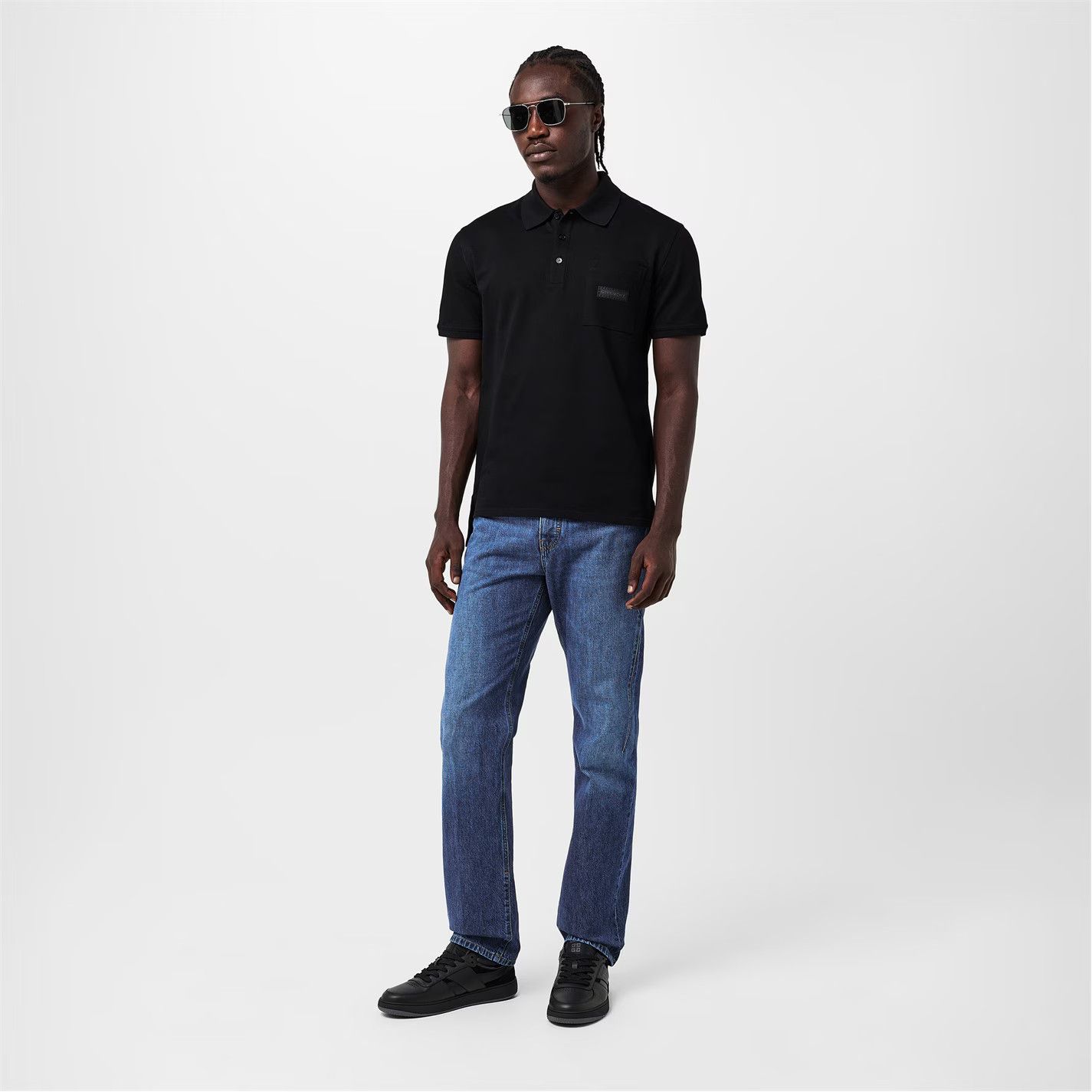 Givenchy o1g2r1mq0426 Straight Leg Jeans in Blue Size US 32 / EU 48 - 2 Thumbnail