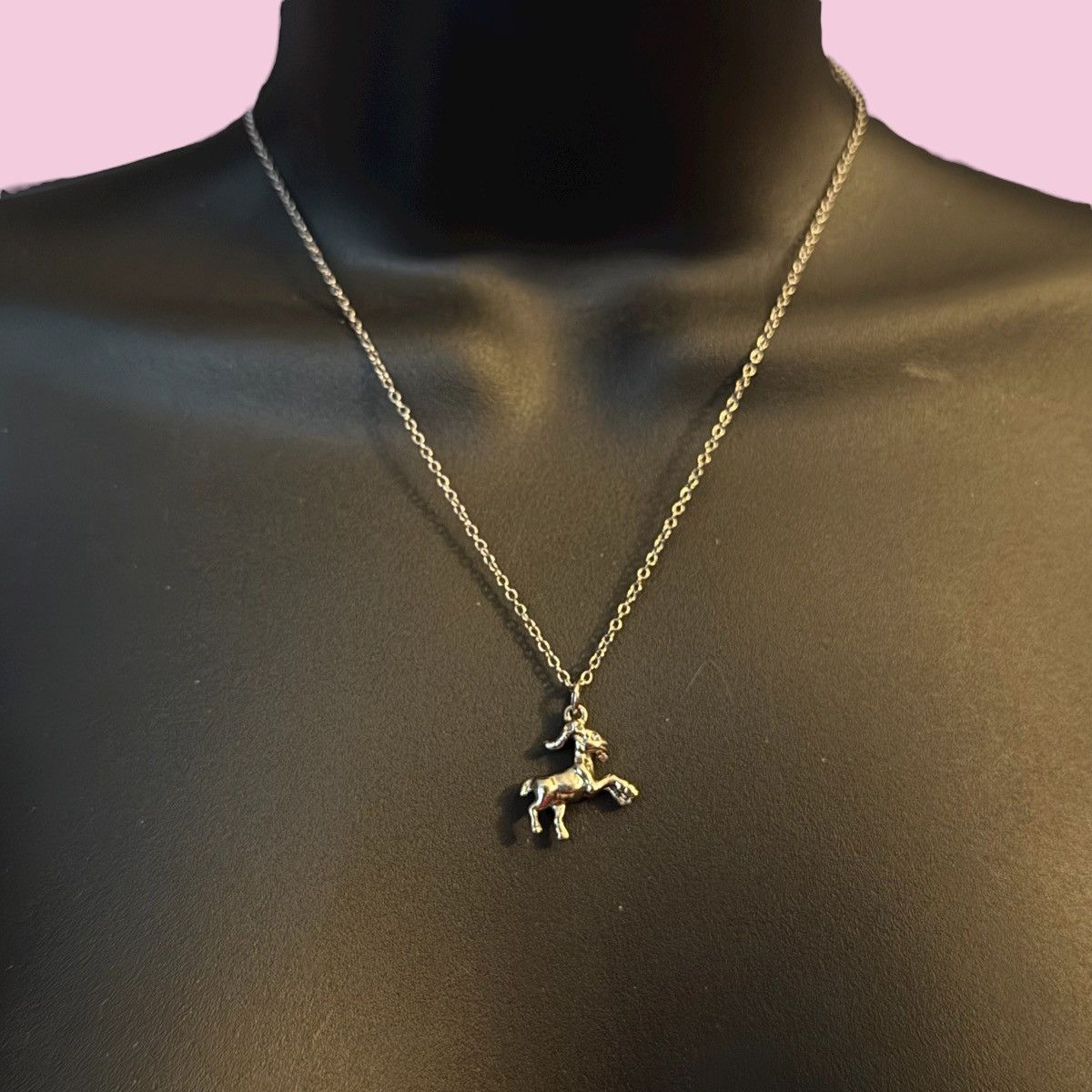 Express Express silver tone Capricorn goat pendant necklace Size ONE SIZE - 1 Thumbnail