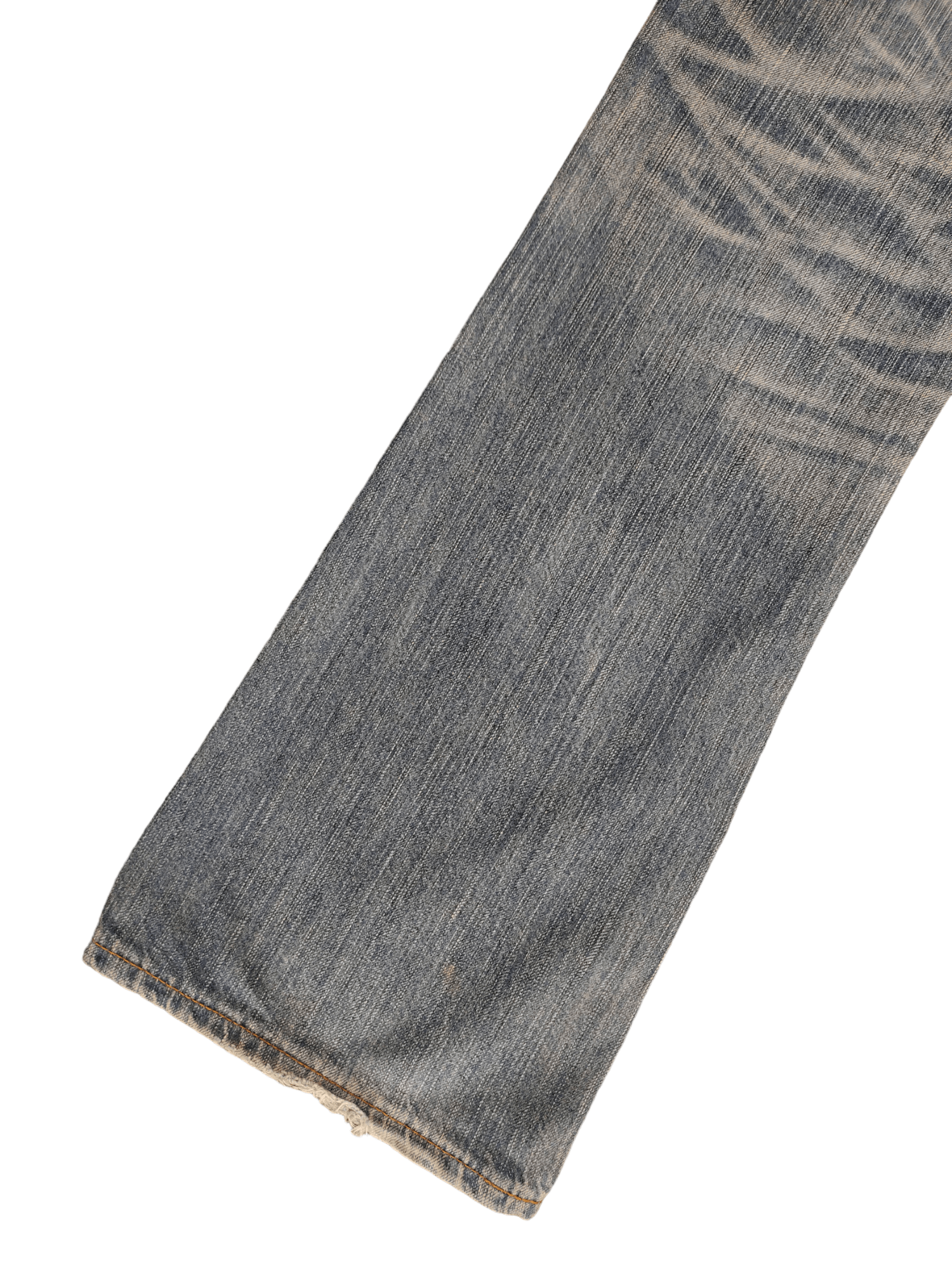 Edwin Flare Jeans Edwin XV Distress Faded Boot Cut Y2k Mudmax Size US 31 - 9 Thumbnail