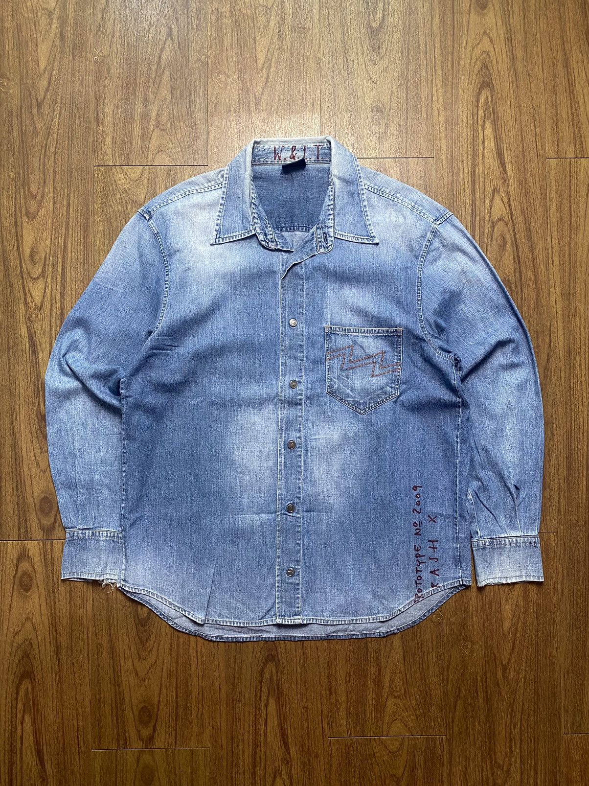 W&LT 2009 Prototype Denim Shirt Size US L / EU 52-54 / 3 - 1 Thumbnail