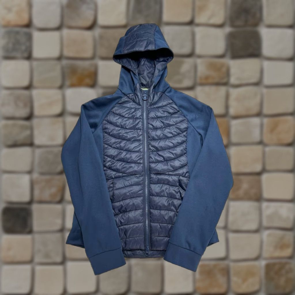 Barbour Barbour Jacket Womens 10 Blue Insulated Full Zip Puffer Size L / US 10 / IT 46 - 1 Thumbnail
