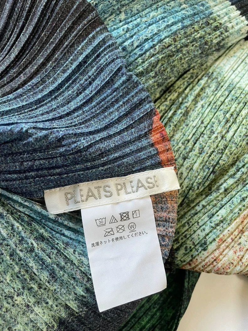 Issey Miyake Issey Miyake size:3 Multicolored pleated long-sleeved shir Size XS / US 0-2 / IT 36-38 - 6 Thumbnail