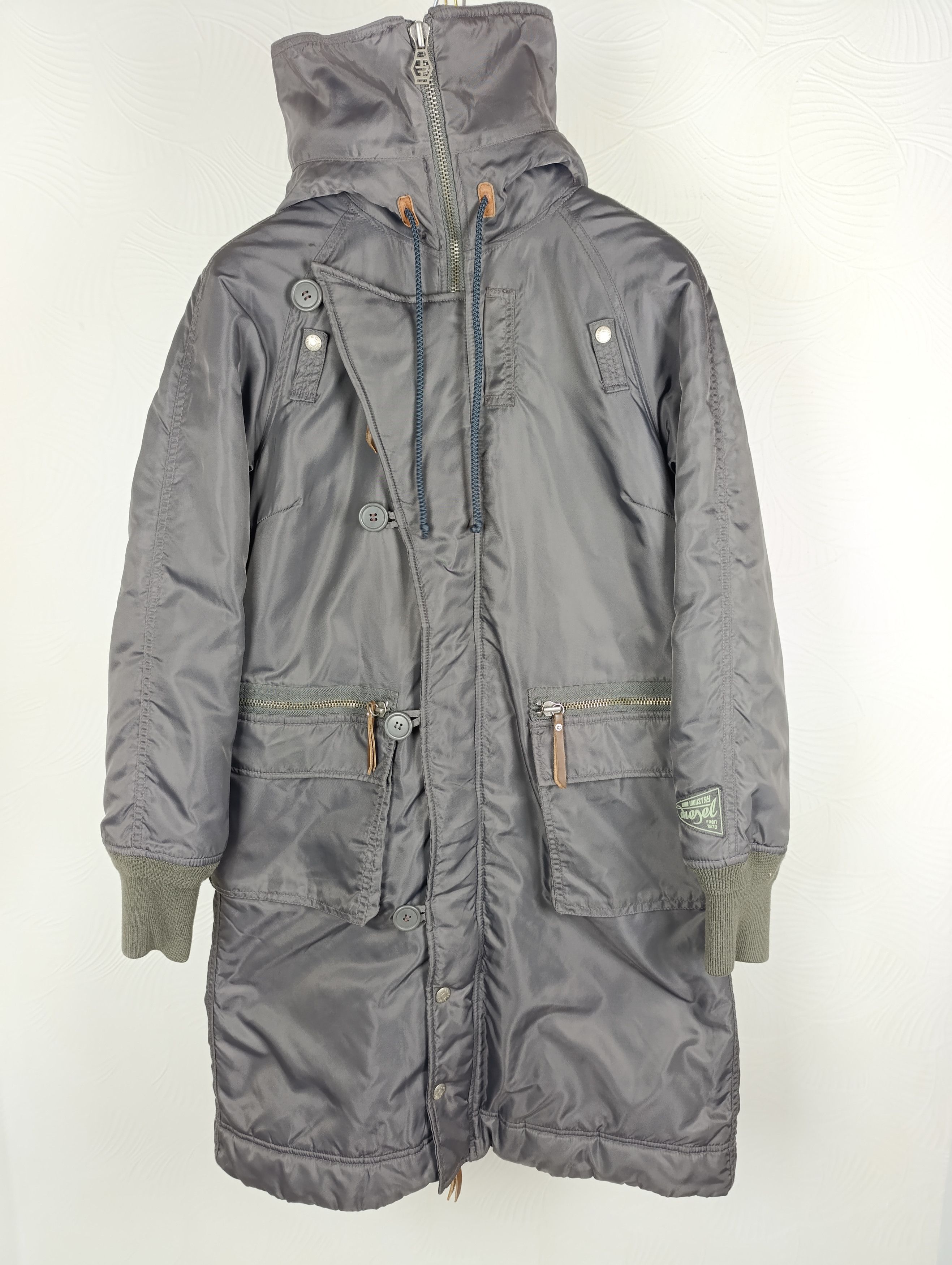 Diesel DIESEL Y2K VINTAGE KINO INDUSTRY LADIES PARKA COAT JACKET Size M / US 6-8 / IT 42-44 - 5 Thumbnail