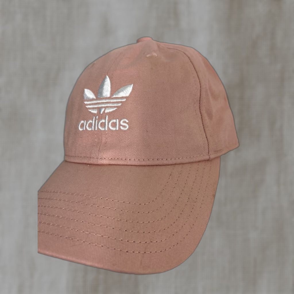 Adidas Adidas Womens Baseball Cap Adjustable Trifoil Pink White Strap Back Osfw Colorful Cap Womens Size ONE SIZE - 1 Thumbnail
