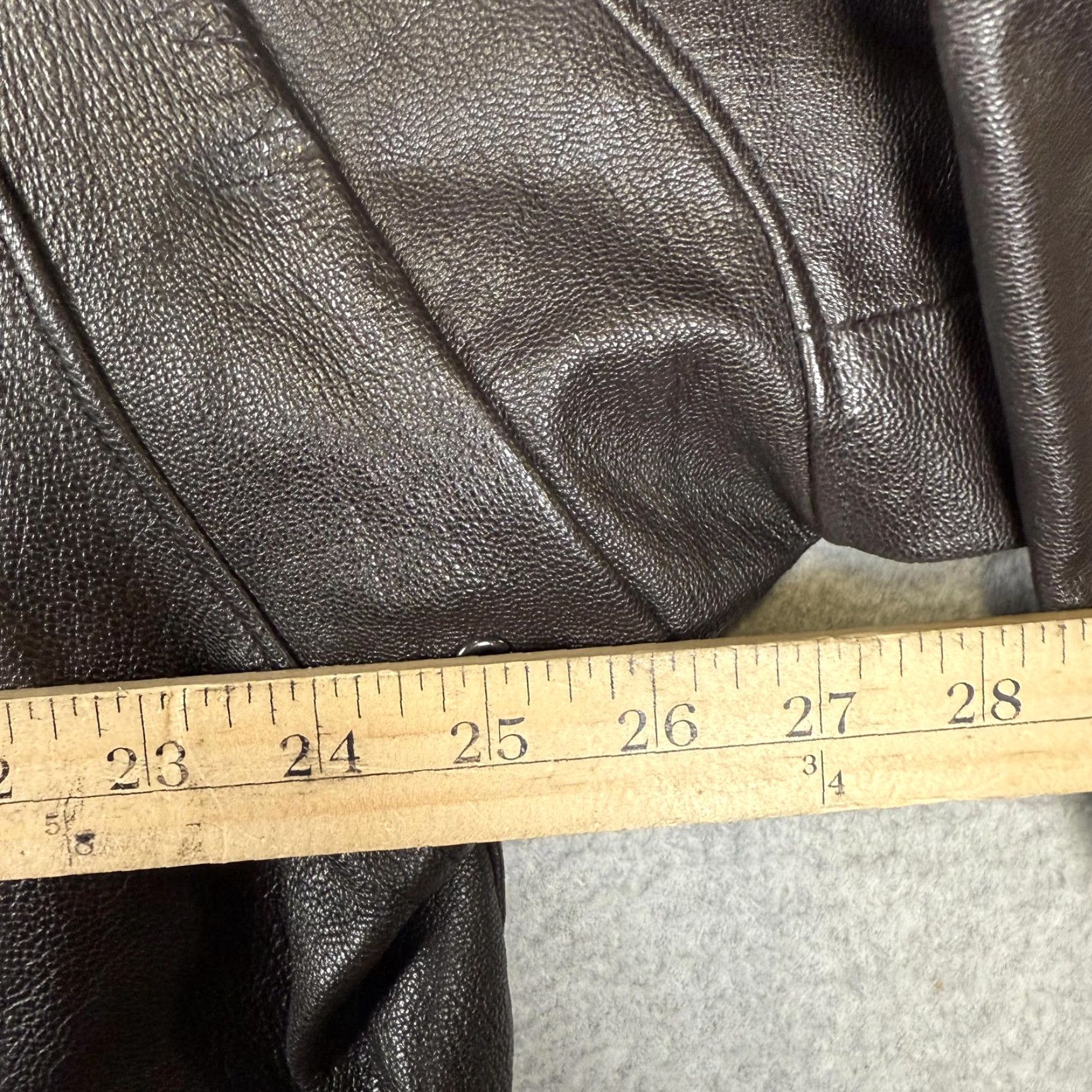 Vintage VINTAGE US NAVY G1 INTERMEDIATE FLIGHT JACKET Lambskin Wool Mouton Collar Men XXL Leather Bomber Jacket Coat Black Mens Size US XXL / EU 58 / 5 - 4 Thumbnail