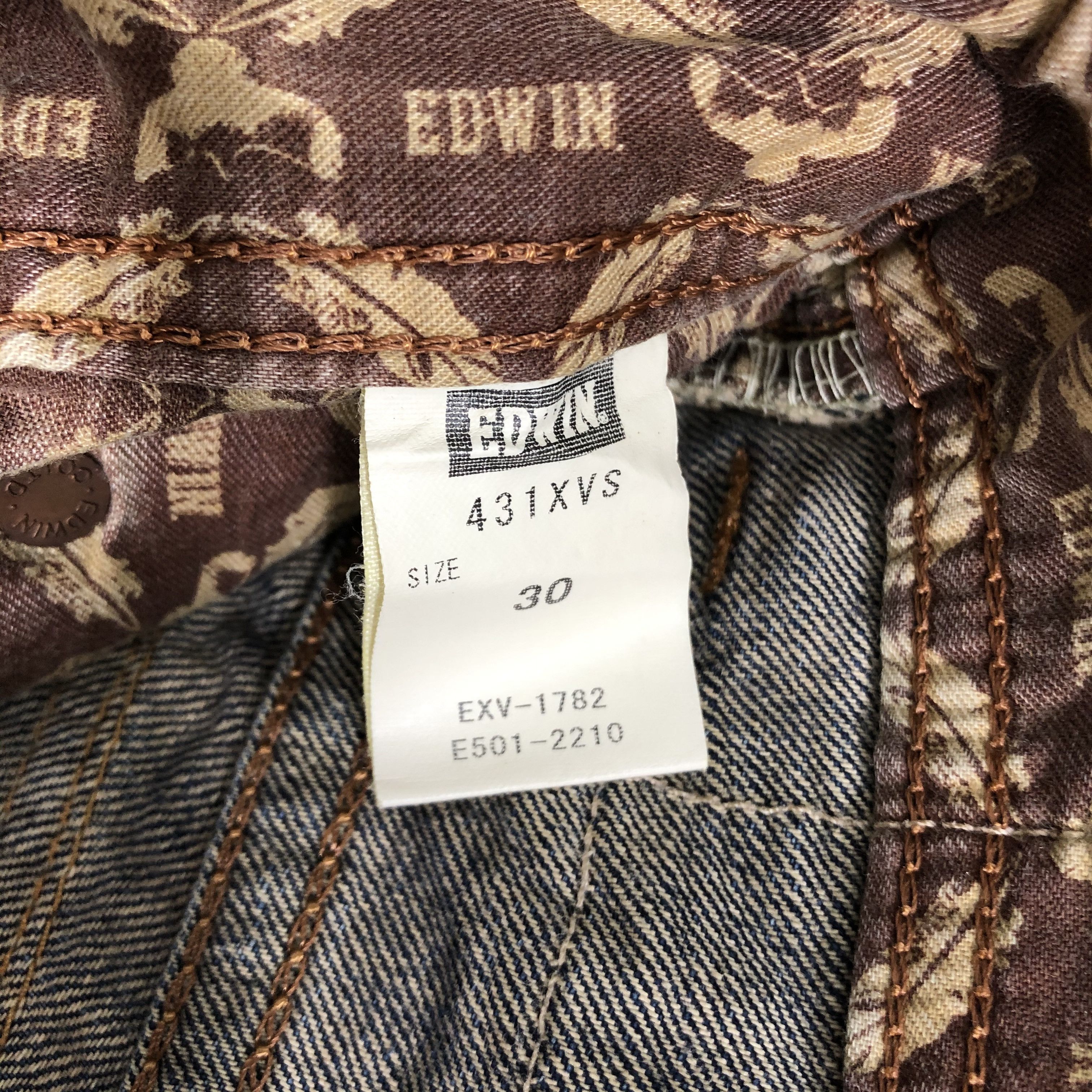 Edwin Edwin XV Flare Jeans Faded Blue Denim KJ3052 Size US 30 / EU 46 - 9 Thumbnail