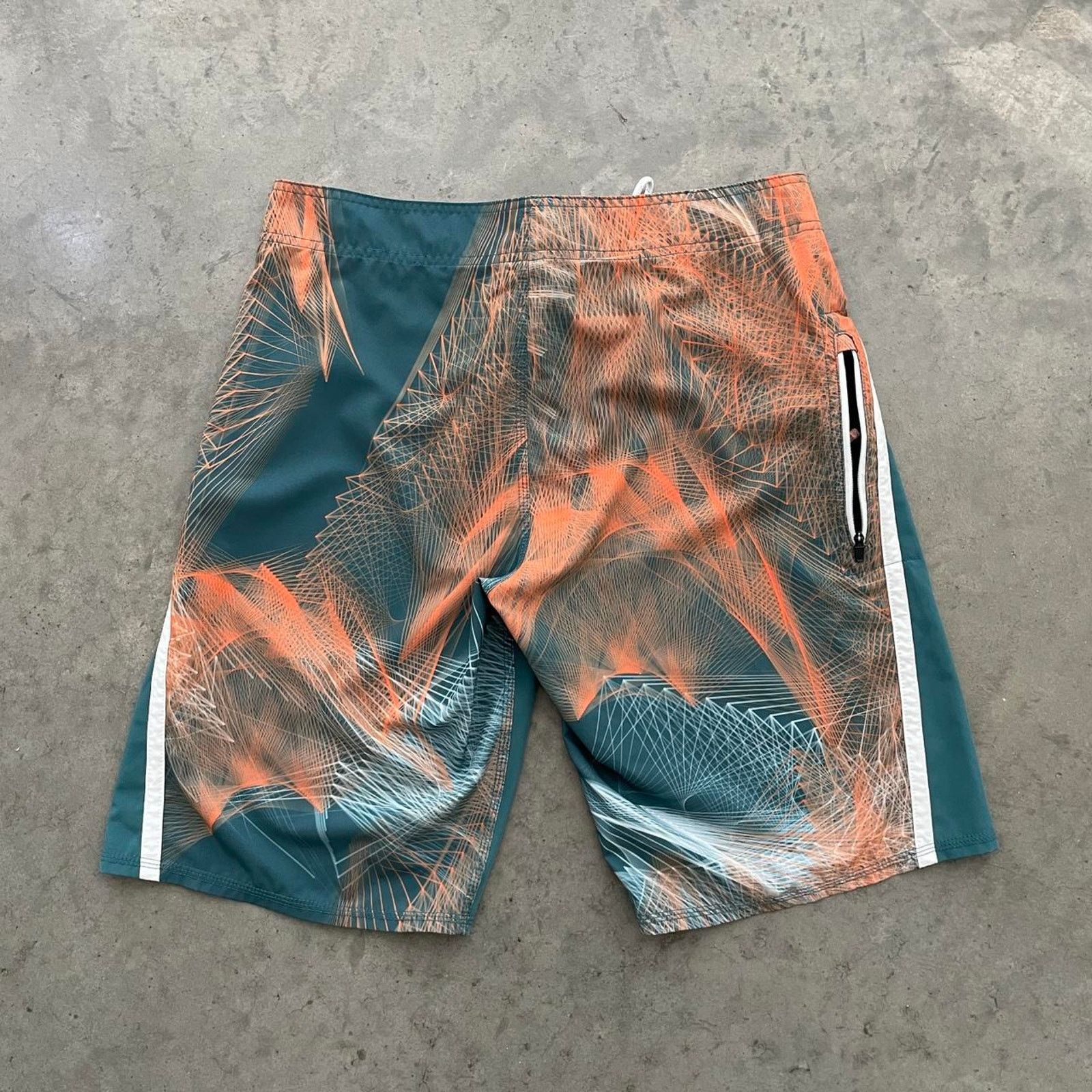 Oakley Oakley Teal and Orange Swim Trunks Size US 32 / EU 48 - 2 Thumbnail