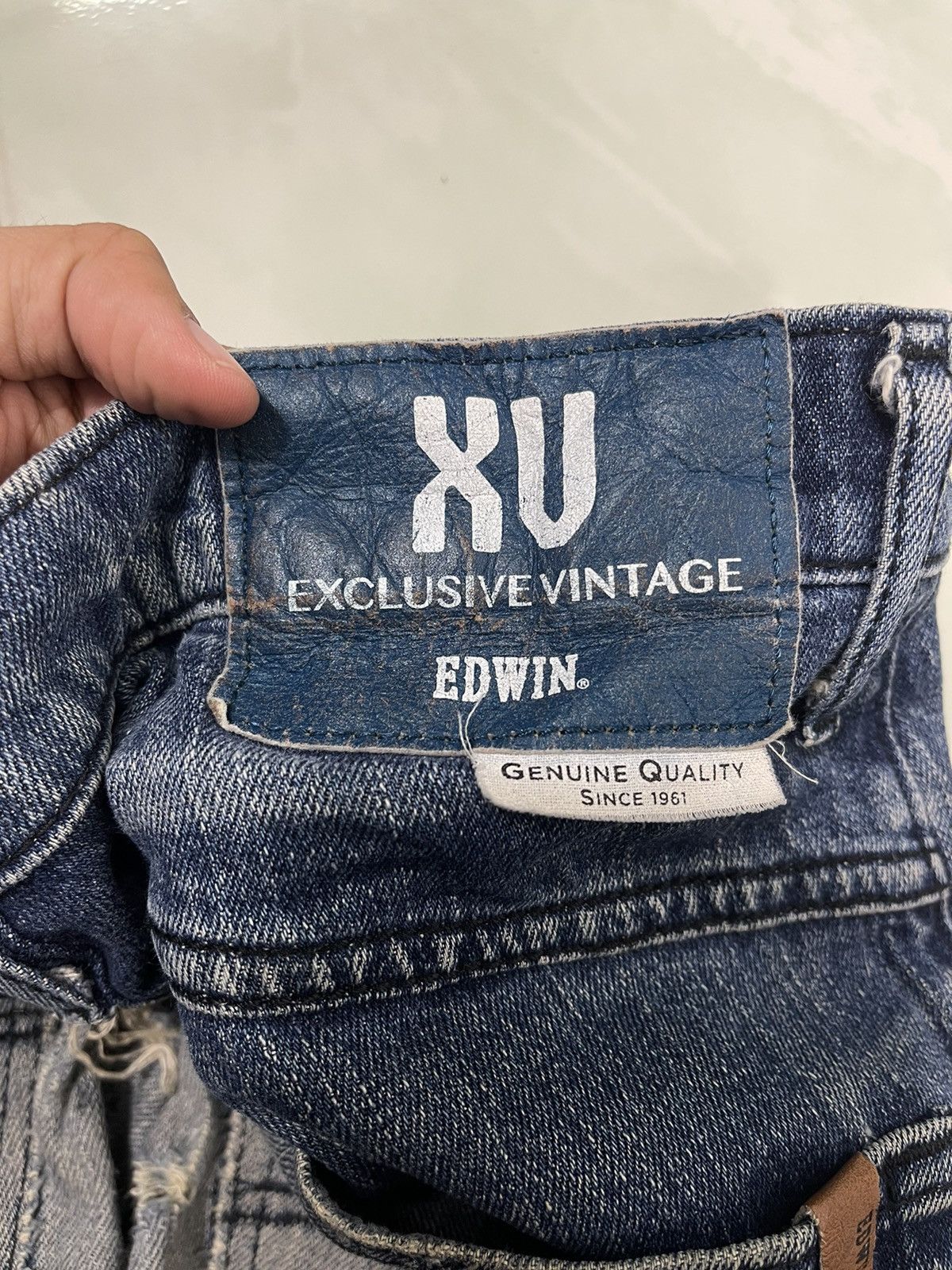 Edwin EDWIN EXCLUSIVE VINTAGE DISTRESSED JEANS Size US 30 / EU 46 - 15 Thumbnail