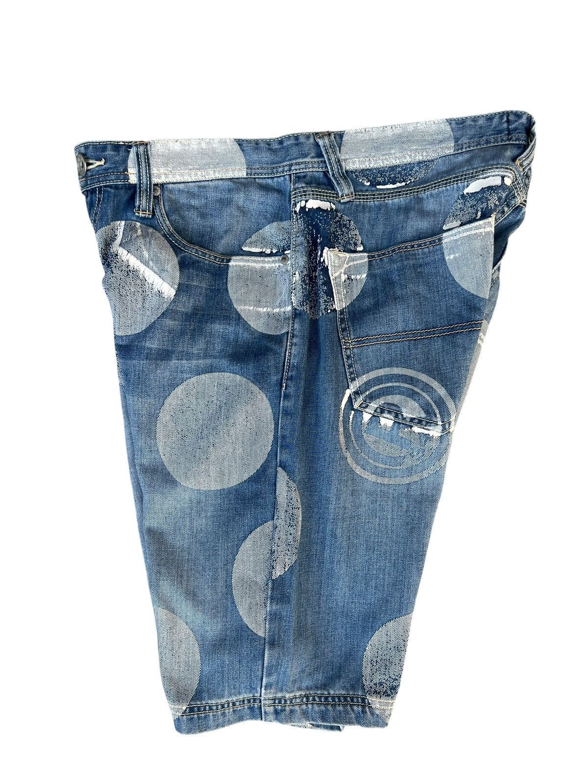 Vintage RealBVoice Japan Huge Dot Denim Short Pant Size US 34 / EU 50 - 13 Thumbnail