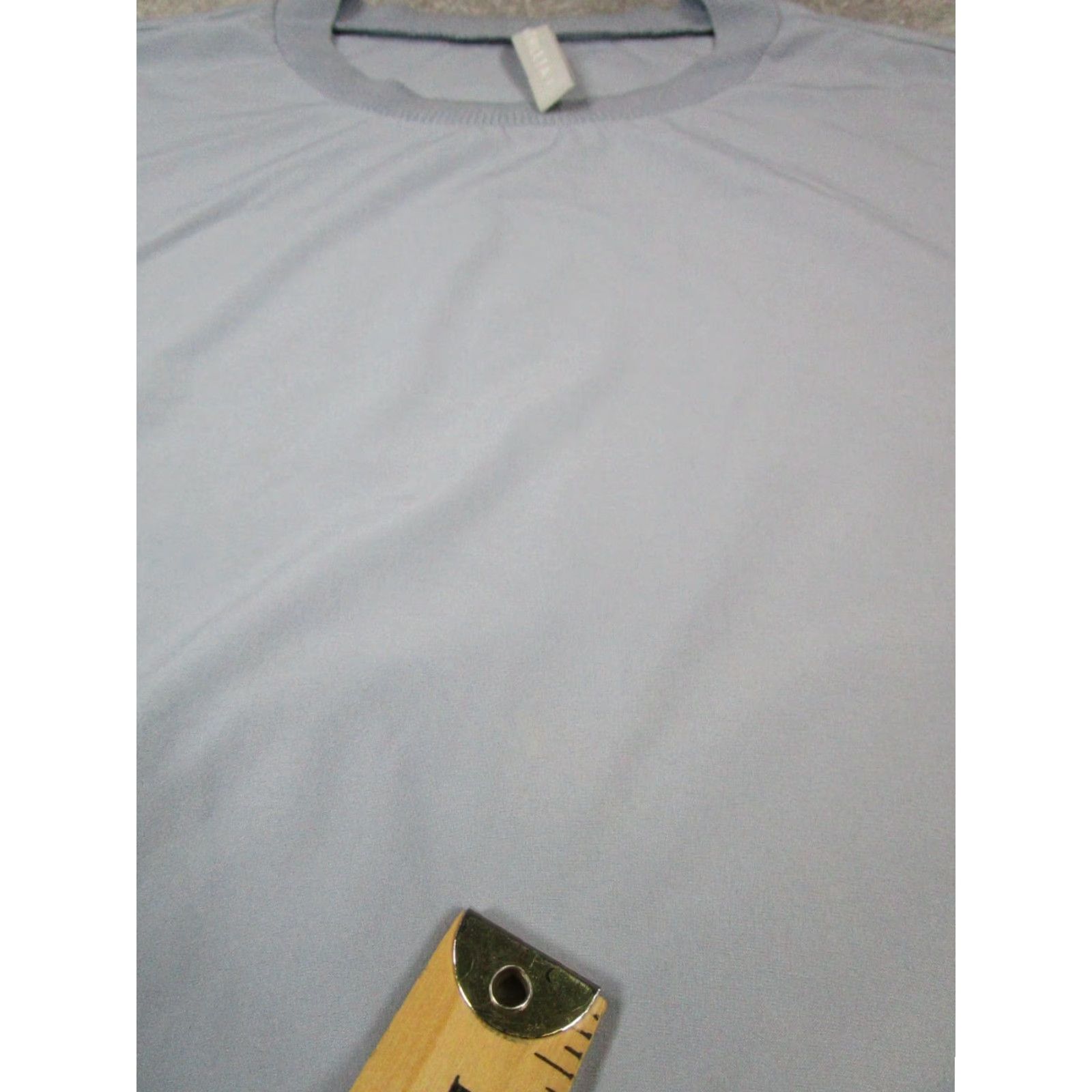 Athleta Athleta Shirt Womens M Blue Yoga Pullover - Casual, Activewear, Short Sleeve, Round Neck, Pullover, Regular Fit, Blue, Size M / US 6-8 / IT 42-44 - 5 Thumbnail