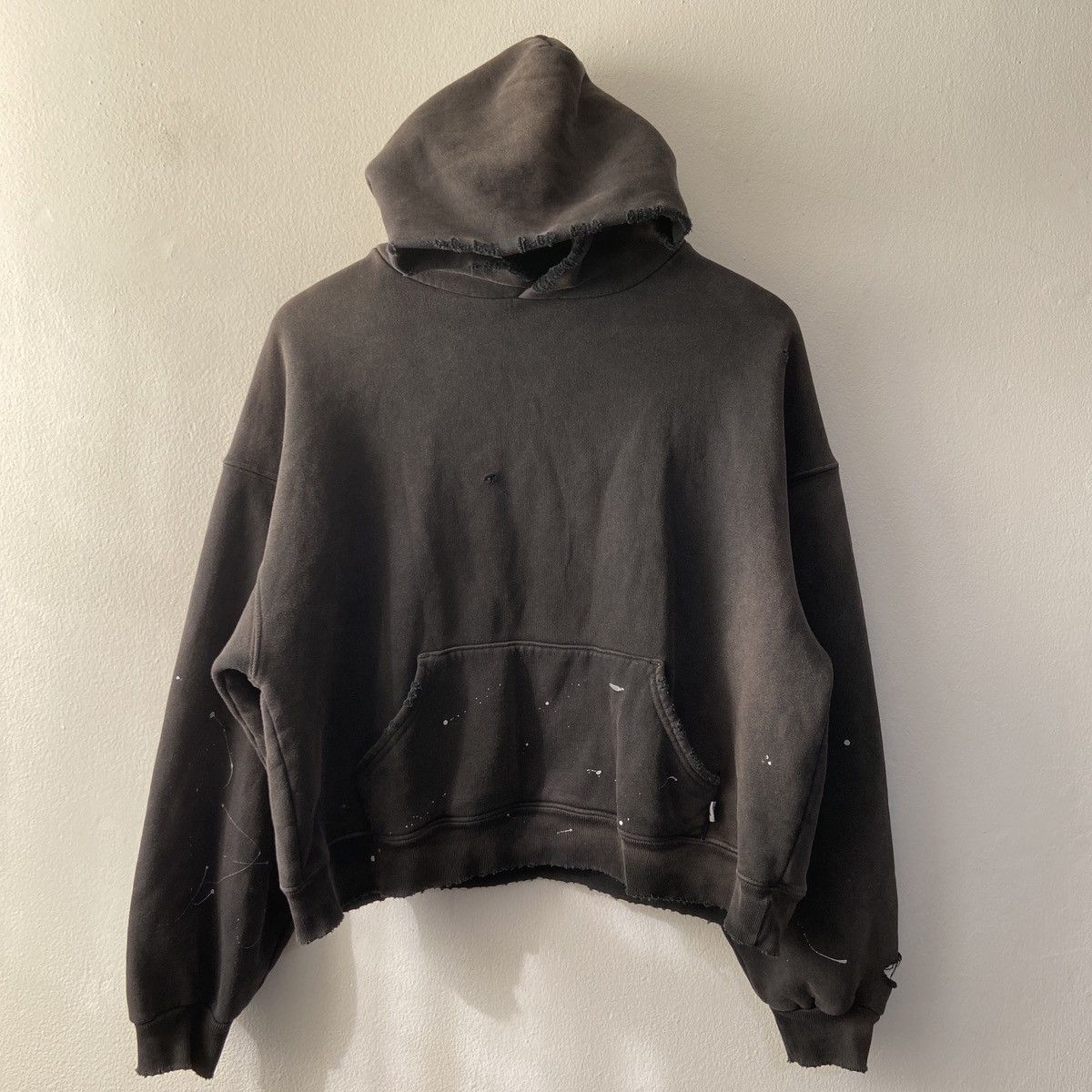 Akimbo Club Akimbo Watch Peeker Distressed hoodie Sun Faded Black Size US S / EU 44-46 / 1 - 1 Thumbnail