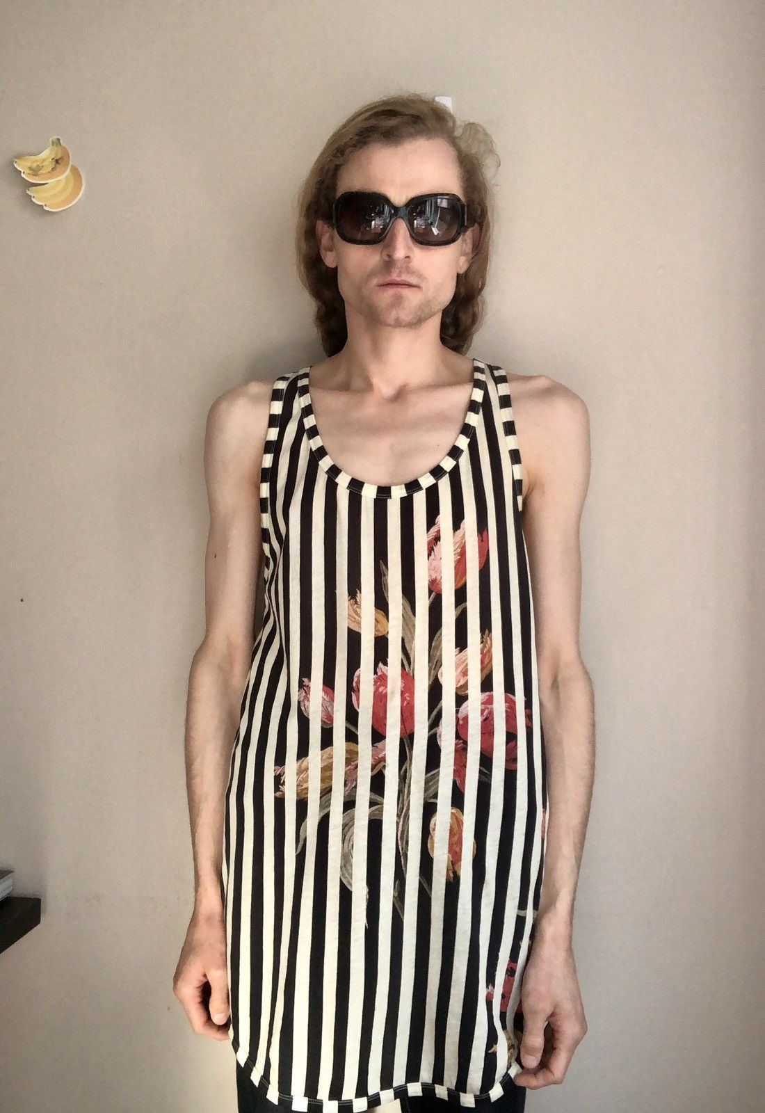 Dries Van Noten Dries Van Noten Oversized Striped Tulip Tank Size US S / EU 44-46 / 1 - 9 Thumbnail