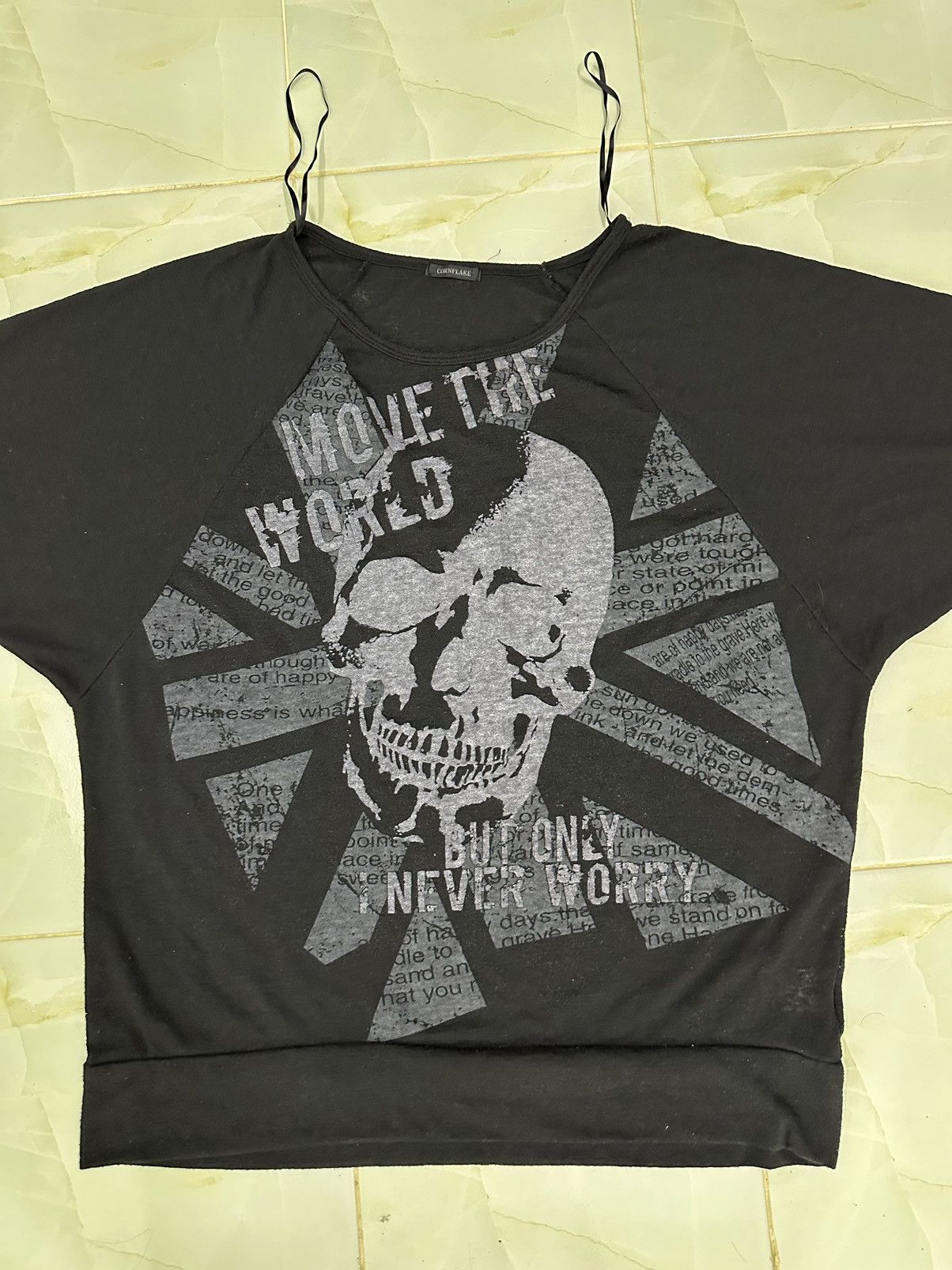 If Six Was Nine Vintage Corn Flake Skull Print Shirt Tee Size L / US 10 / IT 46 - 3 Thumbnail