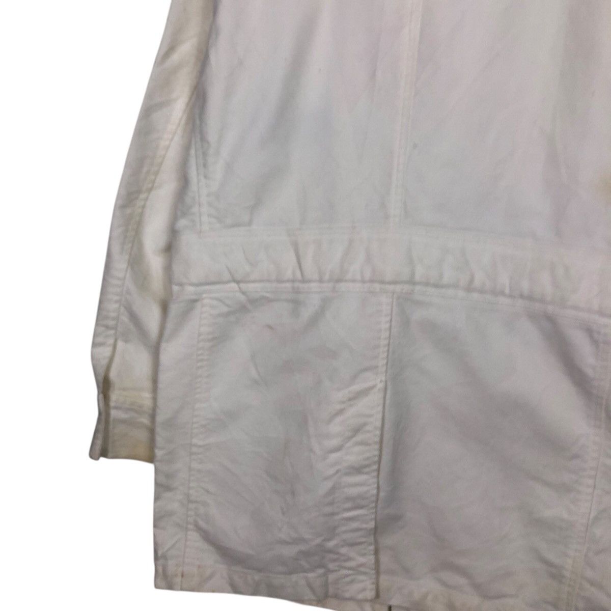 Japanese Brand 📌Vintage Biker Jacket Rich White Kenji Ito Comme Ca Size US L / EU 52-54 / 3 - 11 Thumbnail
