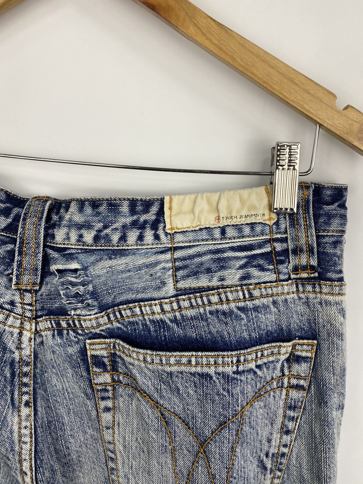 Hysteric Glamour 🇺🇸 Rare Tough Jeansmith Japan Distressed Jeans Y2K Hype Size US 34 / EU 50 - 14 Thumbnail