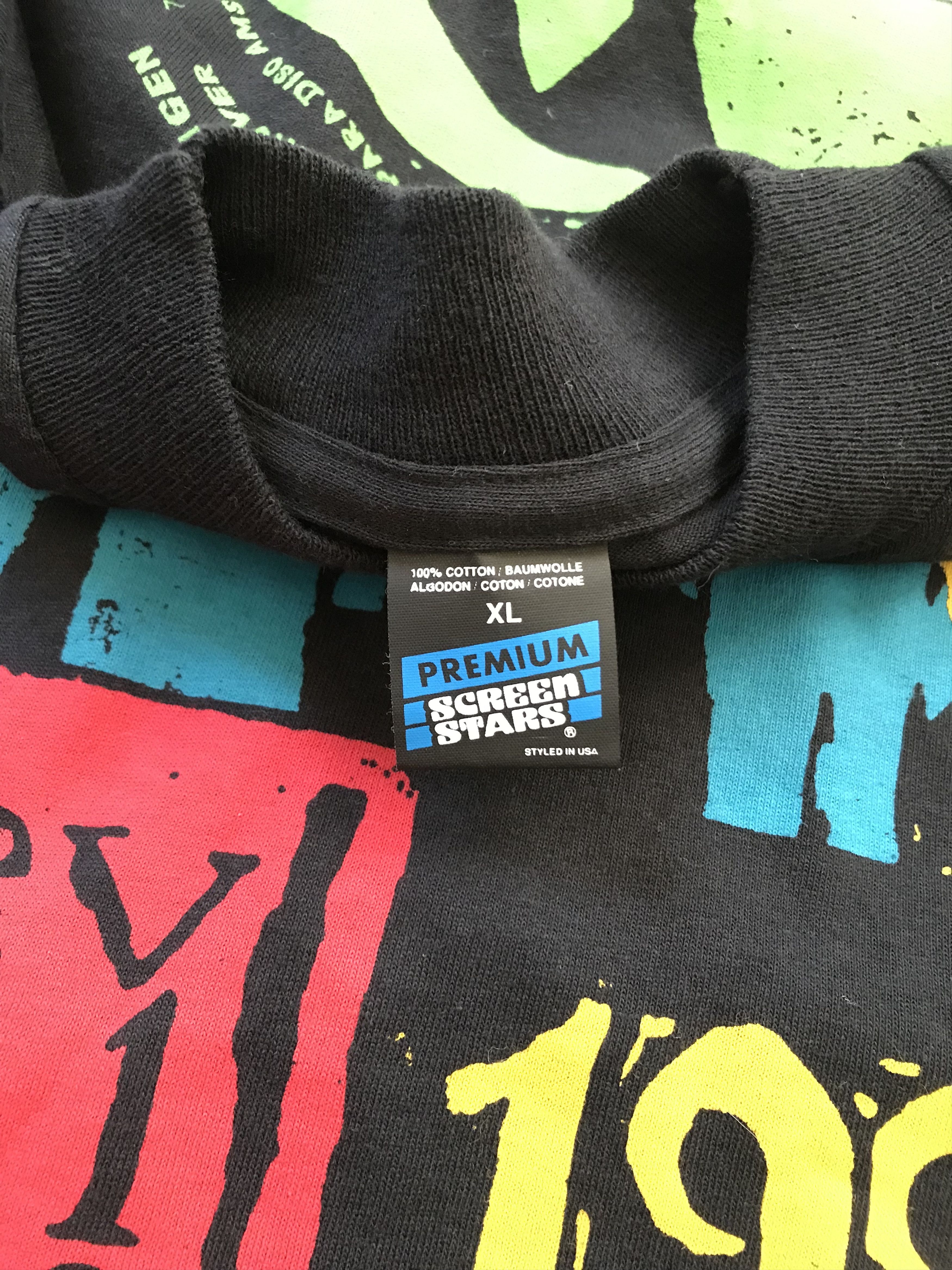 Band Tees × Vintage 90s Vintage The Levellers Subvert 1993 Tour Longsleeve Size US XL / EU 56 / 4 - 4 Thumbnail
