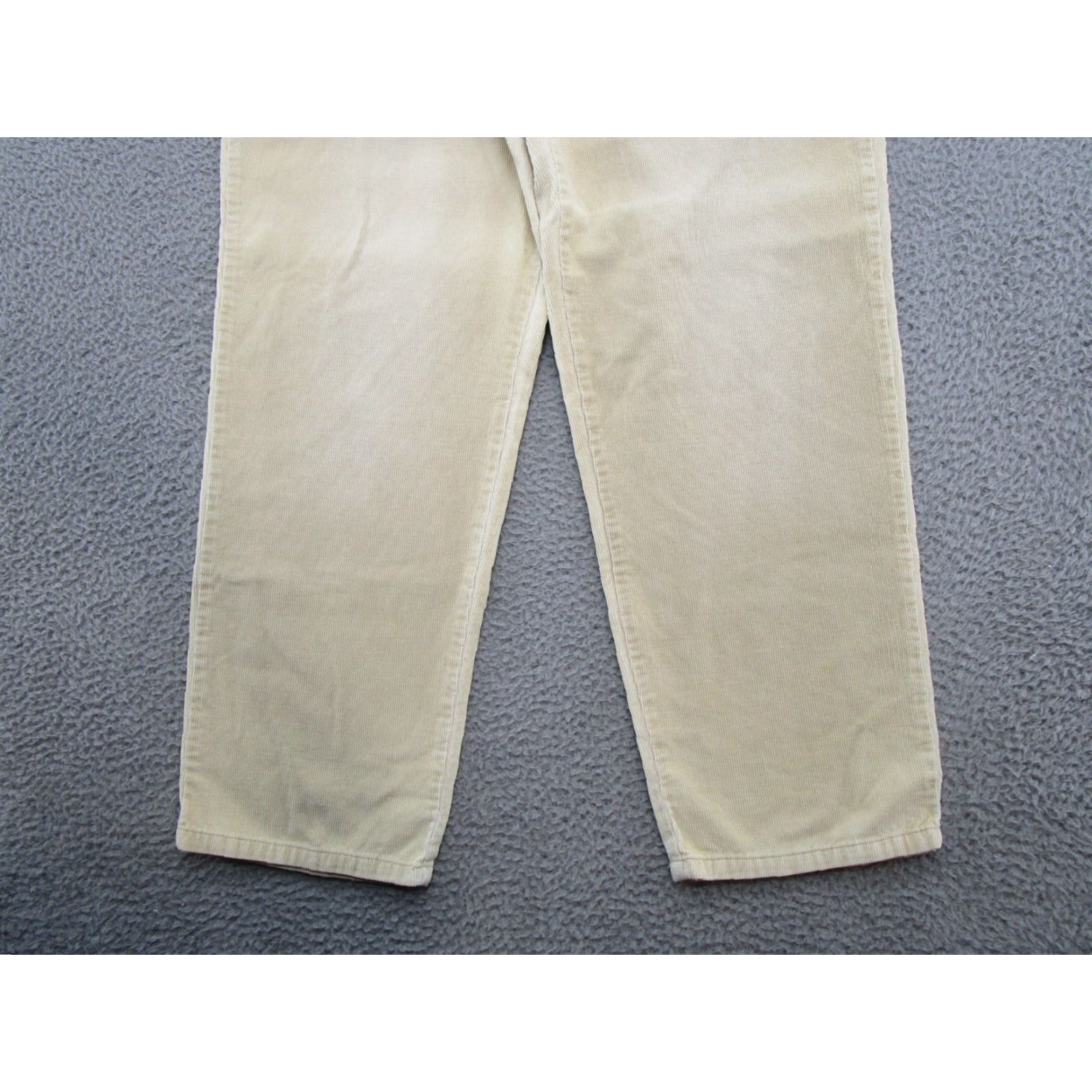 Vintage VINTAGE Arizona Jeans Corduroy Pants Mens 38x30 Baggy Relaxed Straight 5-Pocket Beige Cotton Chino Y2K 90s Mens Size US 38 / EU 54 - 2 Thumbnail