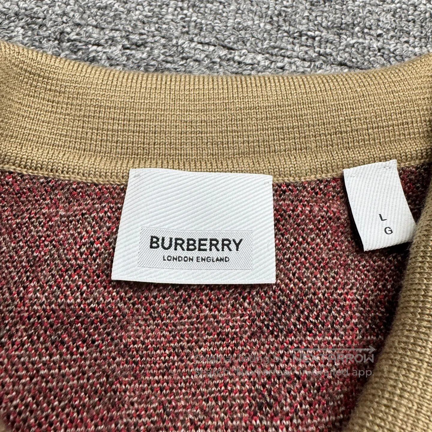 Burberry BURBERRY Checkered wool short-sleeved shirt| Size L / US 10 / IT 46 - 3 Thumbnail