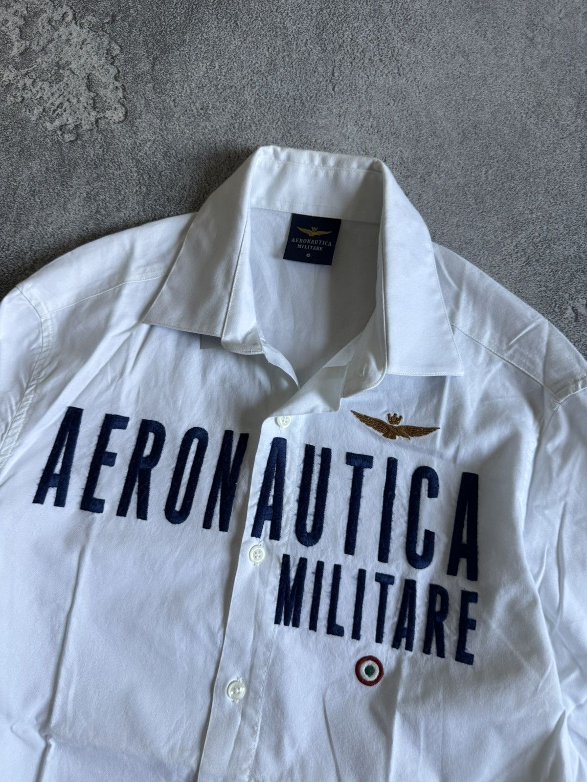 Aeronautica Militare Aeronautica Militare S big logo button up shirt long sleeve Size US S / EU 44-46 / 1 - 4 Thumbnail