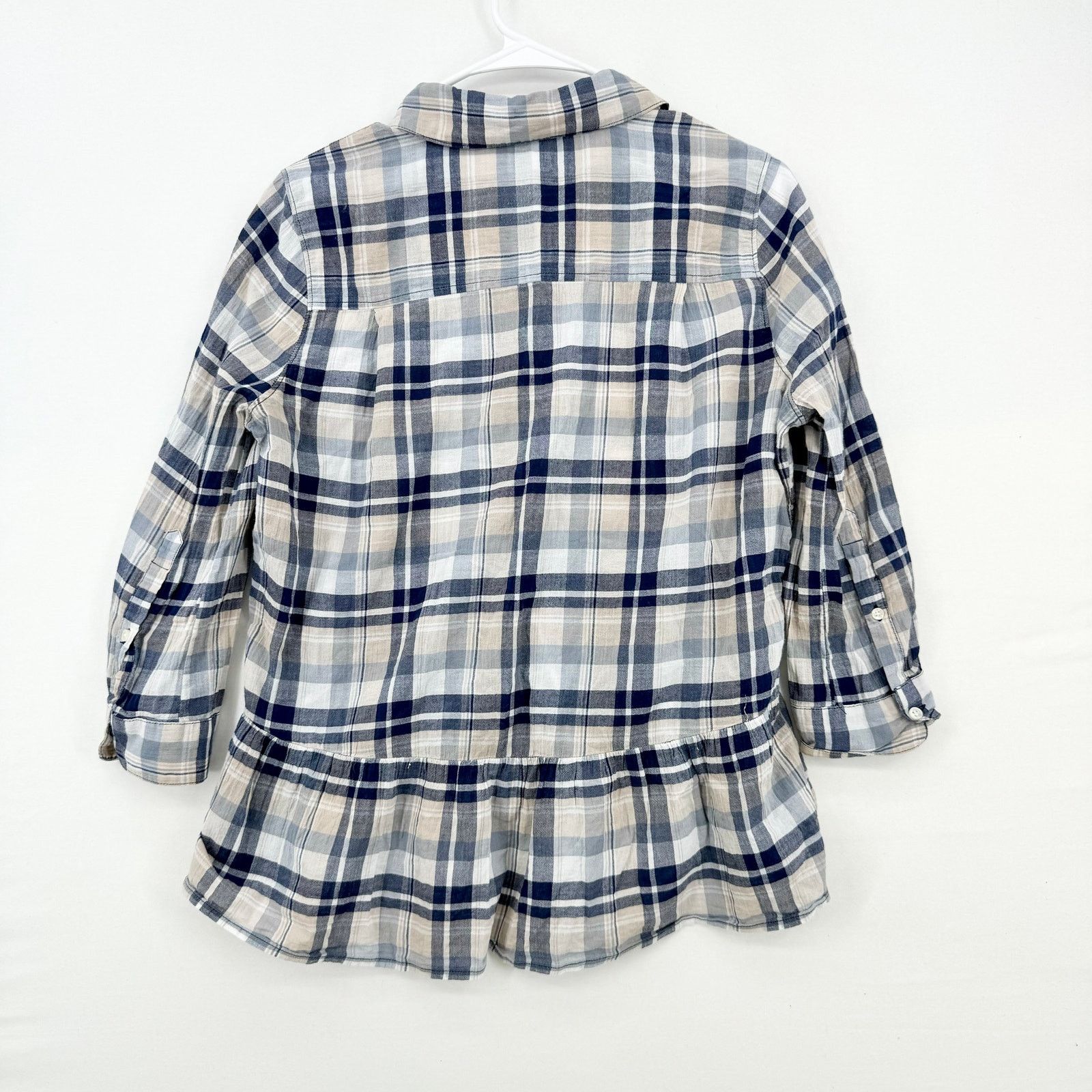 Trovata Trovata Birds Of Paradise Peplum Plaid Blouse Size XS 3/4 Size XS / US 0-2 / IT 36-38 - 5 Thumbnail