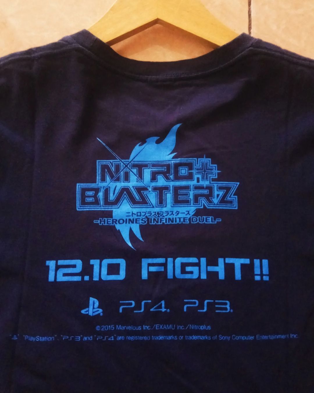 Anime × Japanese Brand Nitroplus Blasterz Heroines Infinite Duel Game Tees Size US L / EU 52-54 / 3 - 4 Thumbnail