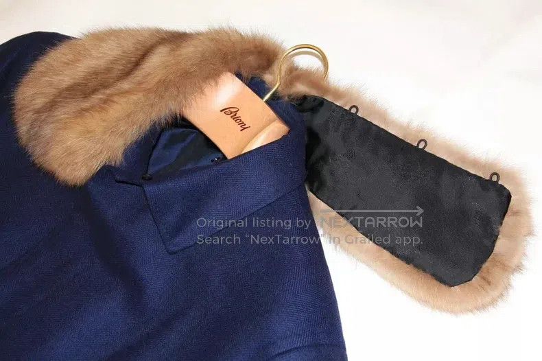 Brioni Brioni Pure Vicuña Fleece Short Overcoat Size US XL / EU 56 / 4 - 4 Thumbnail