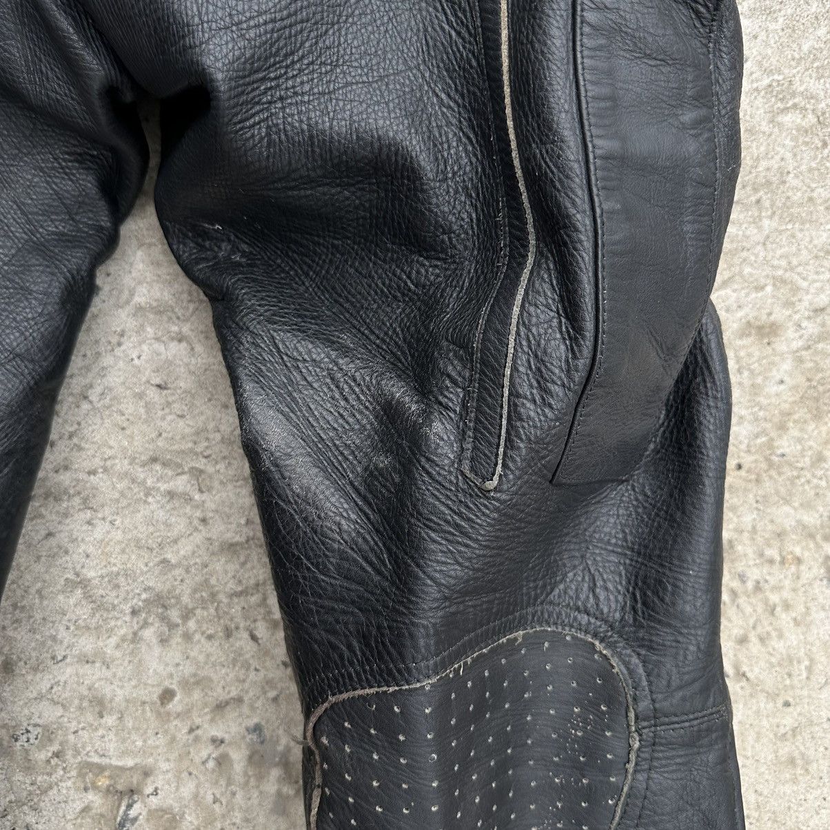 Leather Vintage Moto Leather Size 54 Y2K 00s Style USA Size US 38 / EU 54 - 11 Thumbnail