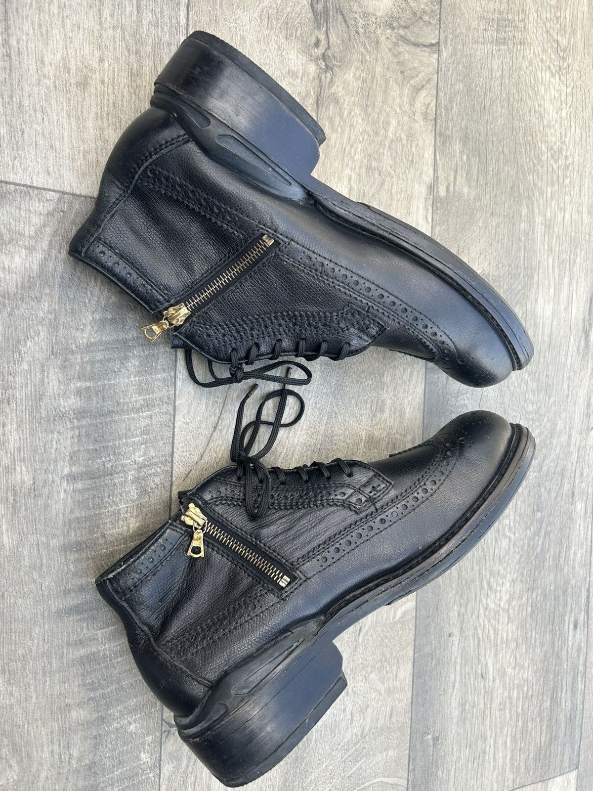 Visvim Visvim Patrician Mid W.T.-Folk brogue boots Size US 8 / EU 41 - 8 Thumbnail