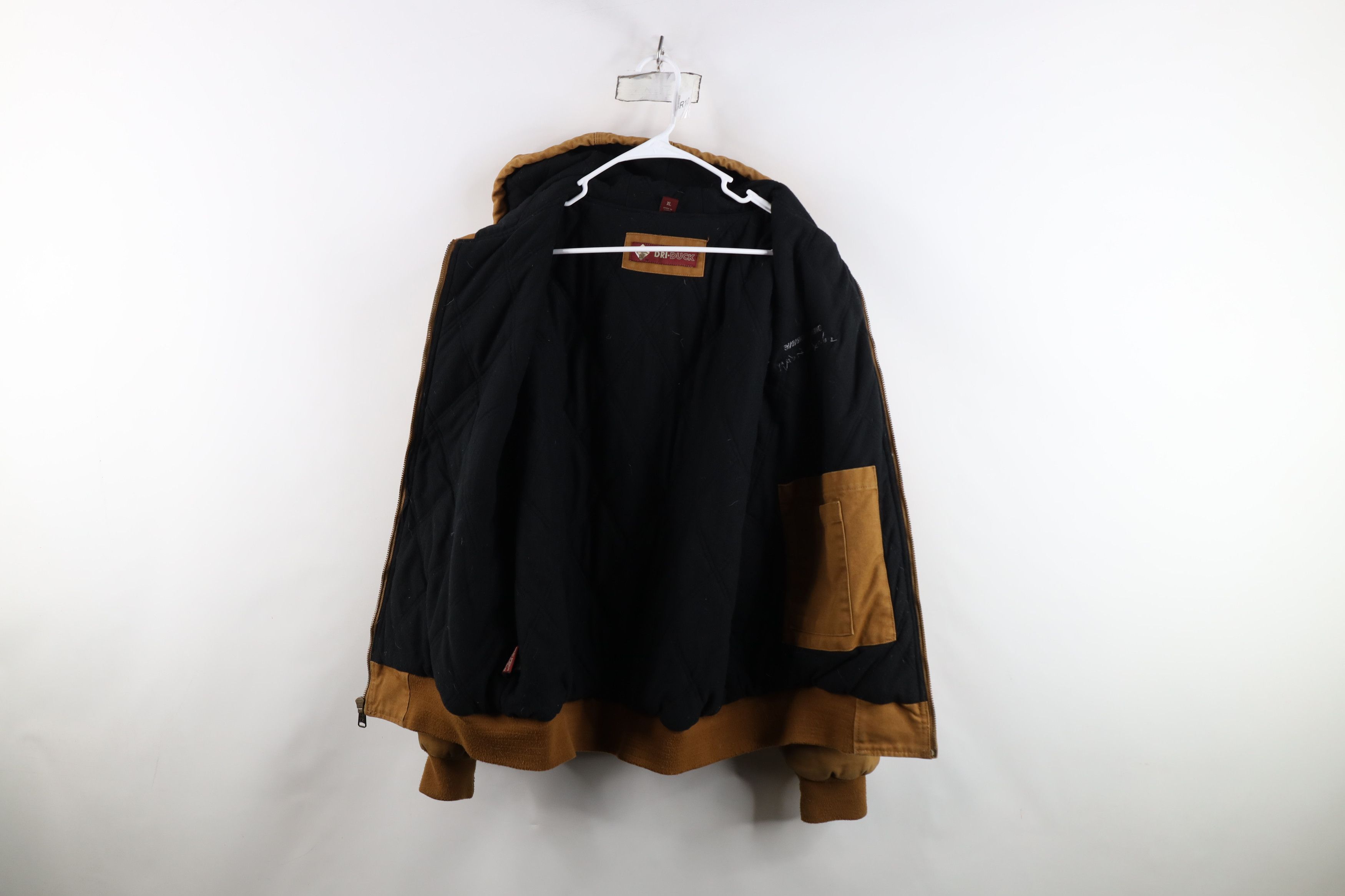 Vintage Vintage Corning Quilted Canvas Hooded Work Jacket Brown Size US XL / EU 56 / 4 - 10 Thumbnail