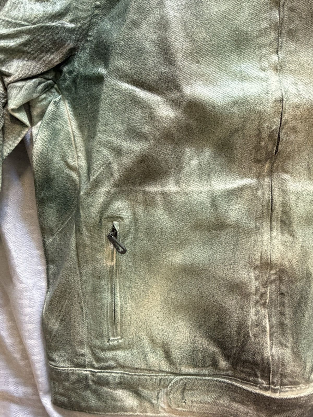 Embellish Embellish Waxed Denim Jacket Size US XL / EU 56 / 4 - 4 Thumbnail