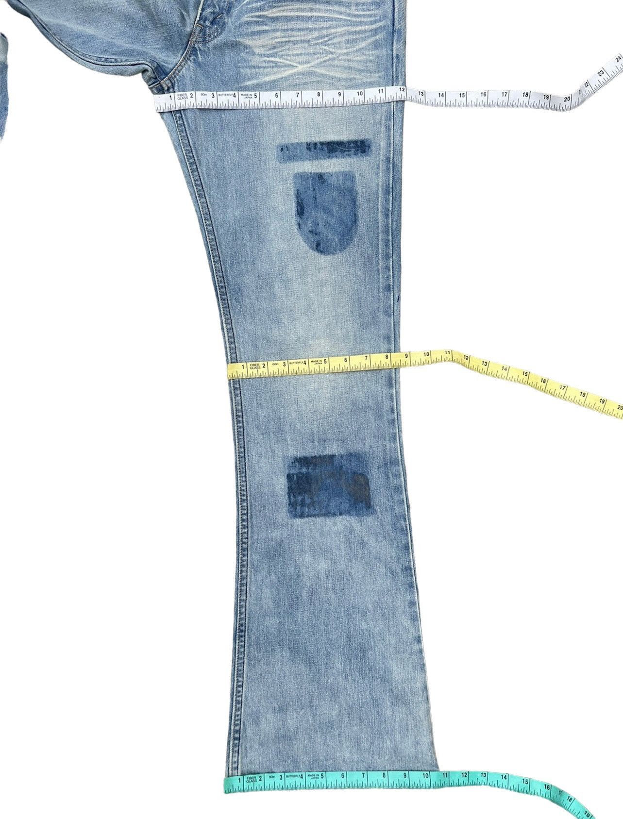 Levi's Vintage Clothing VTG 2004 LVC Levi’s 646 E Orange Tab Fade Denim Flare Jeans Size US 32 / EU 48 - 4 Thumbnail